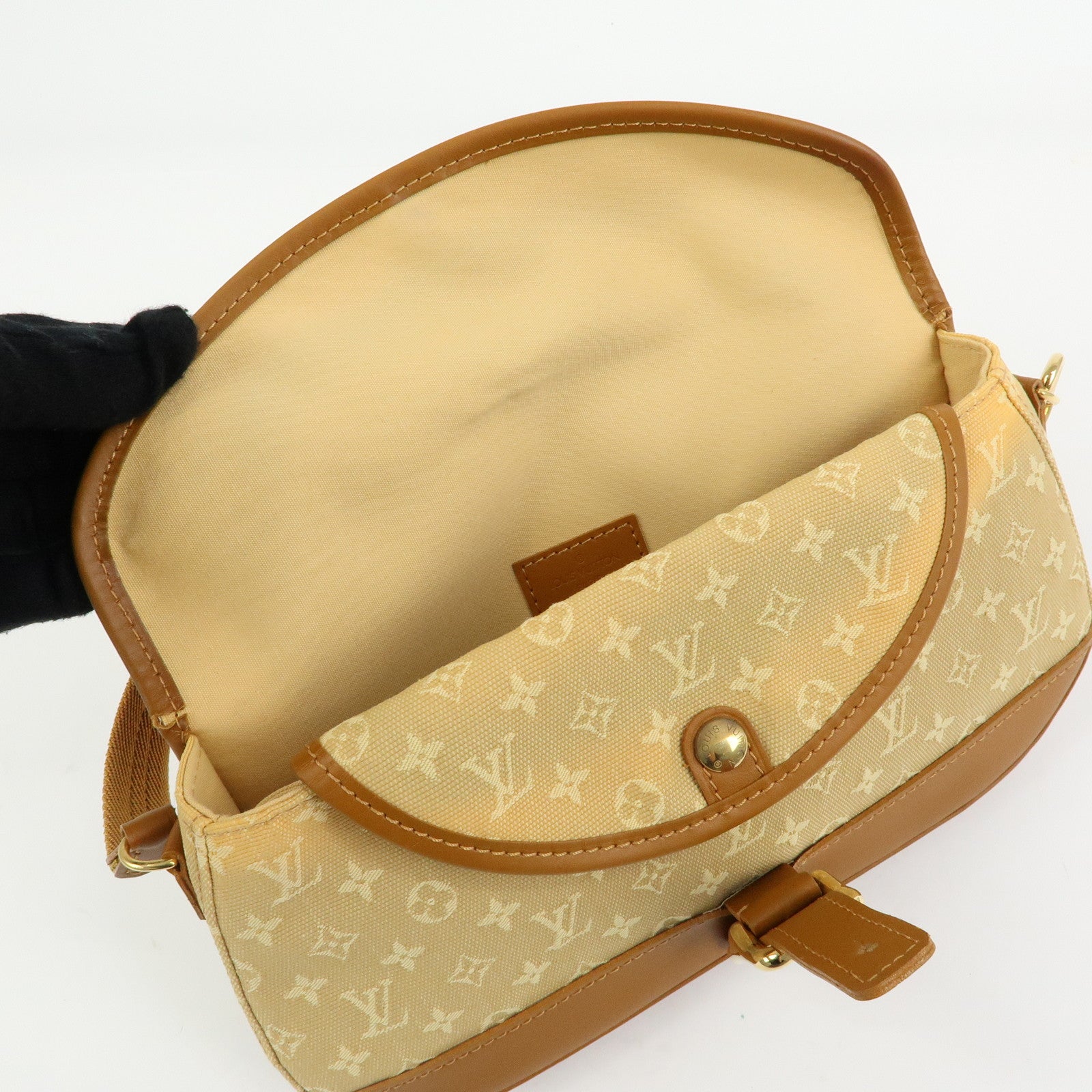 Louis Vuitton Monogram Mini Marjolie Hand Bag Beige M92694