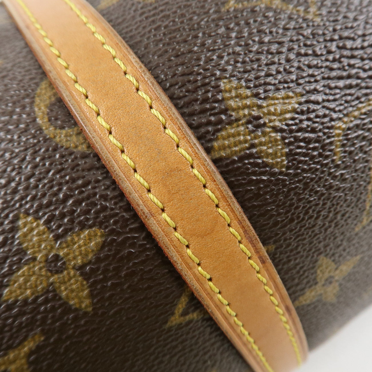 Louis Vuitton Monogram Papillon 30 Hand Bag New Style Brown M51385 Used