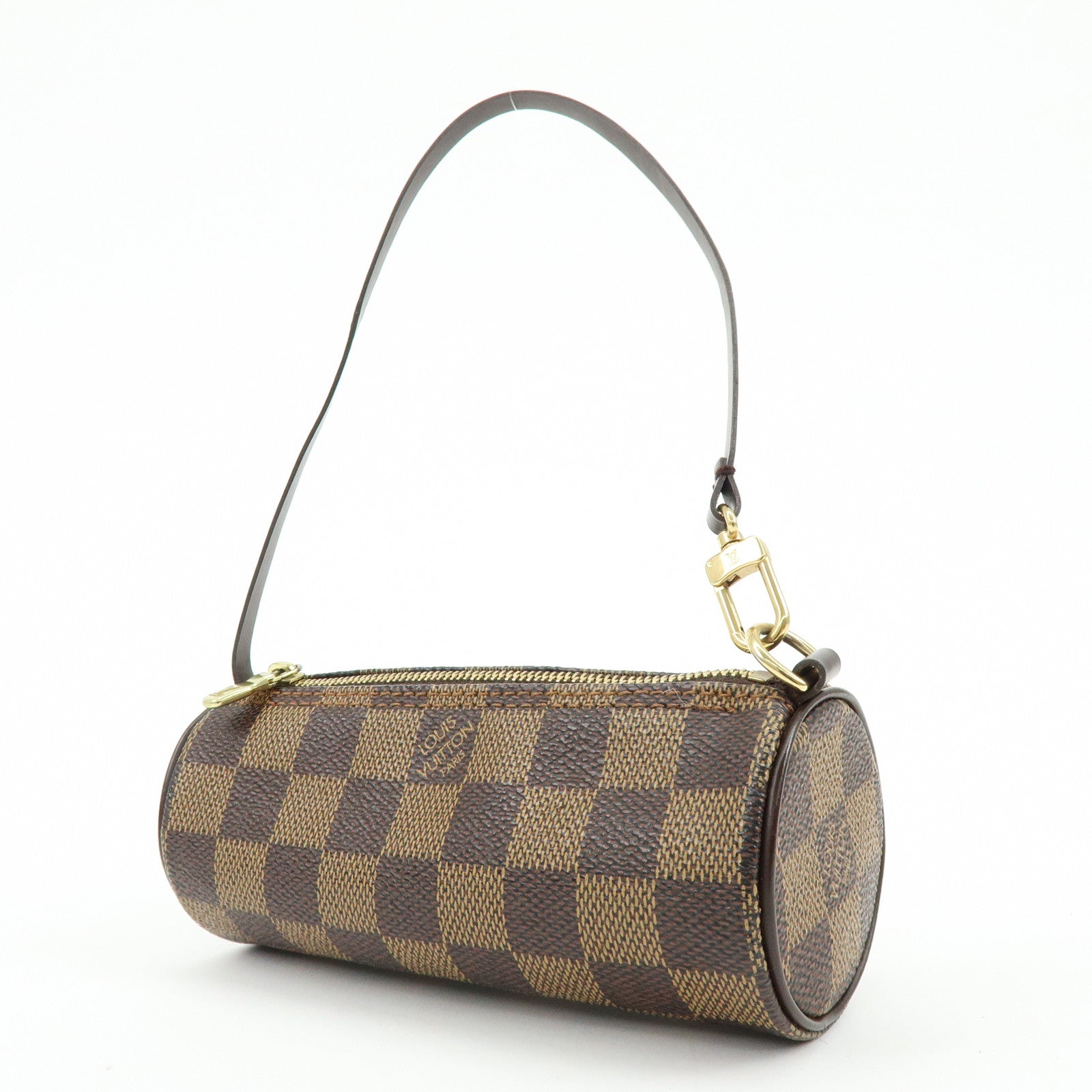 Louis Vuitton Damier Ebene Mini Pouch for Papillon Bag Brown