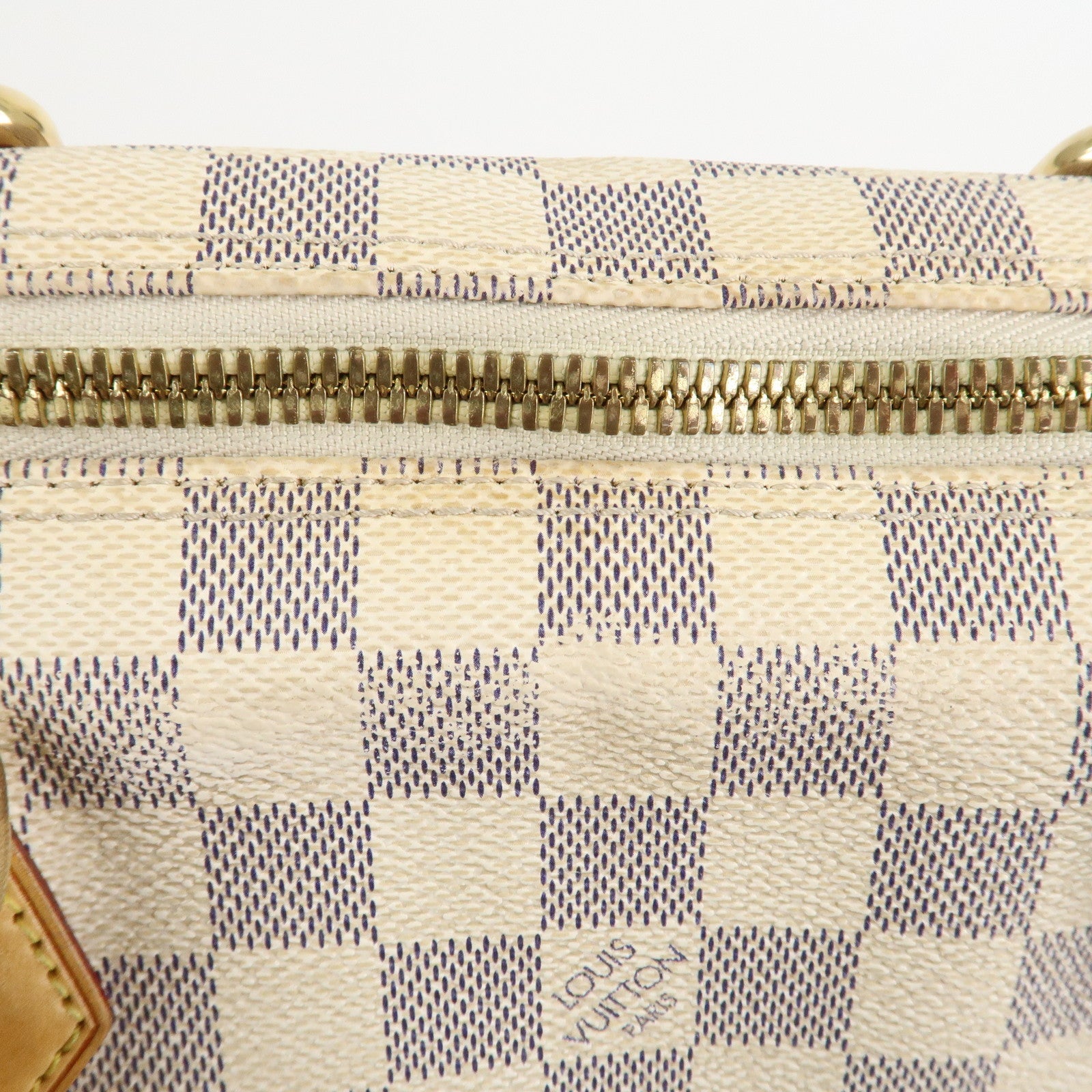 Louis Vuitton Damier Azur Saleya PM Tote Bag Hand Bag N51186