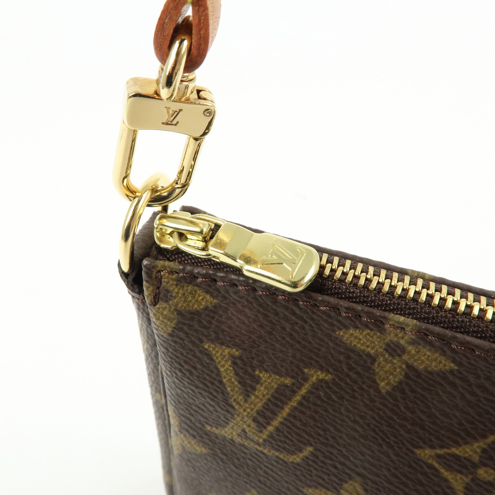 Louis Vuitton Monogram Pochette Accessoires Pouch Hand Bag M51980