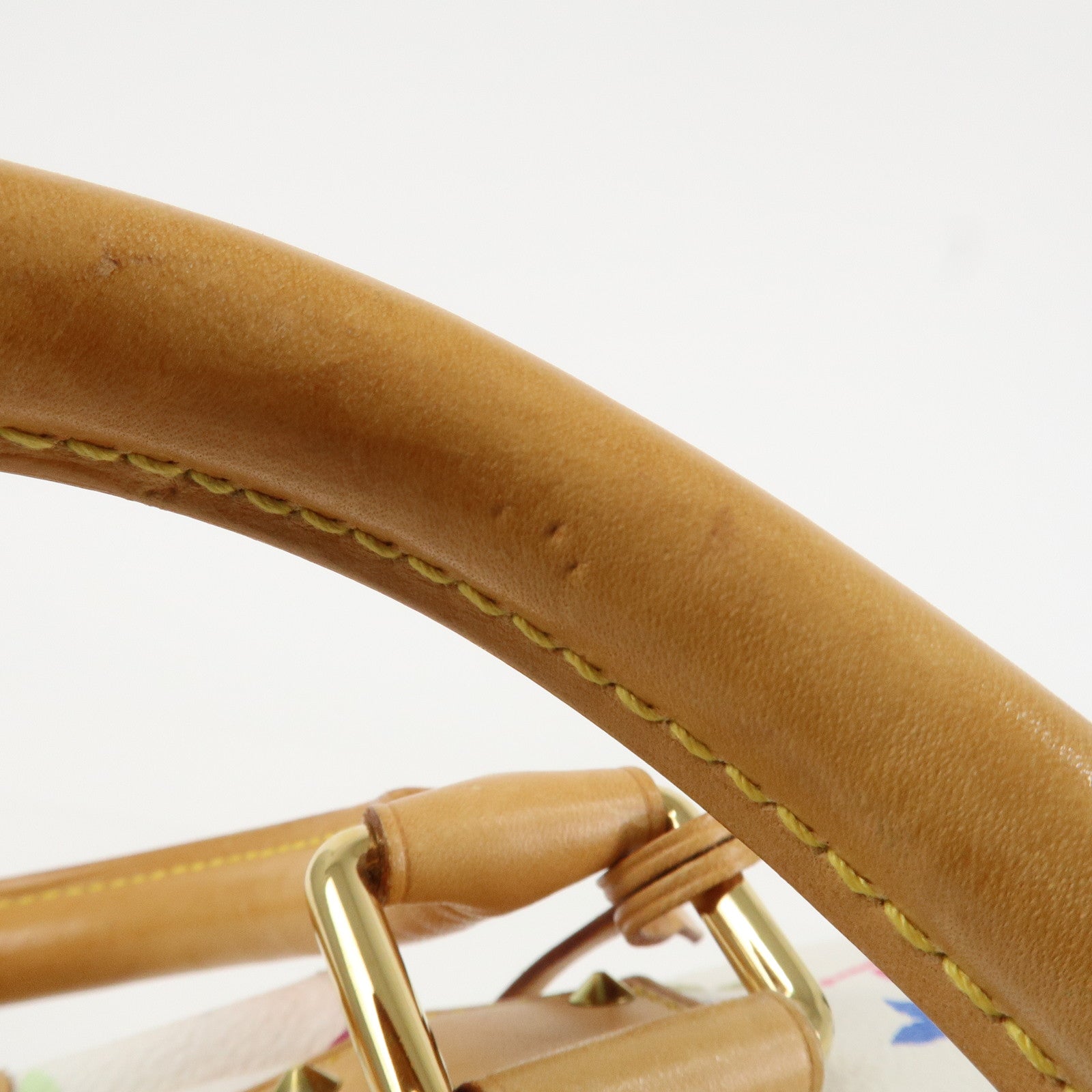 Louis Vuitton Monogram Multicolor Speedy 30 Hand Bag Blanc M92643 Used