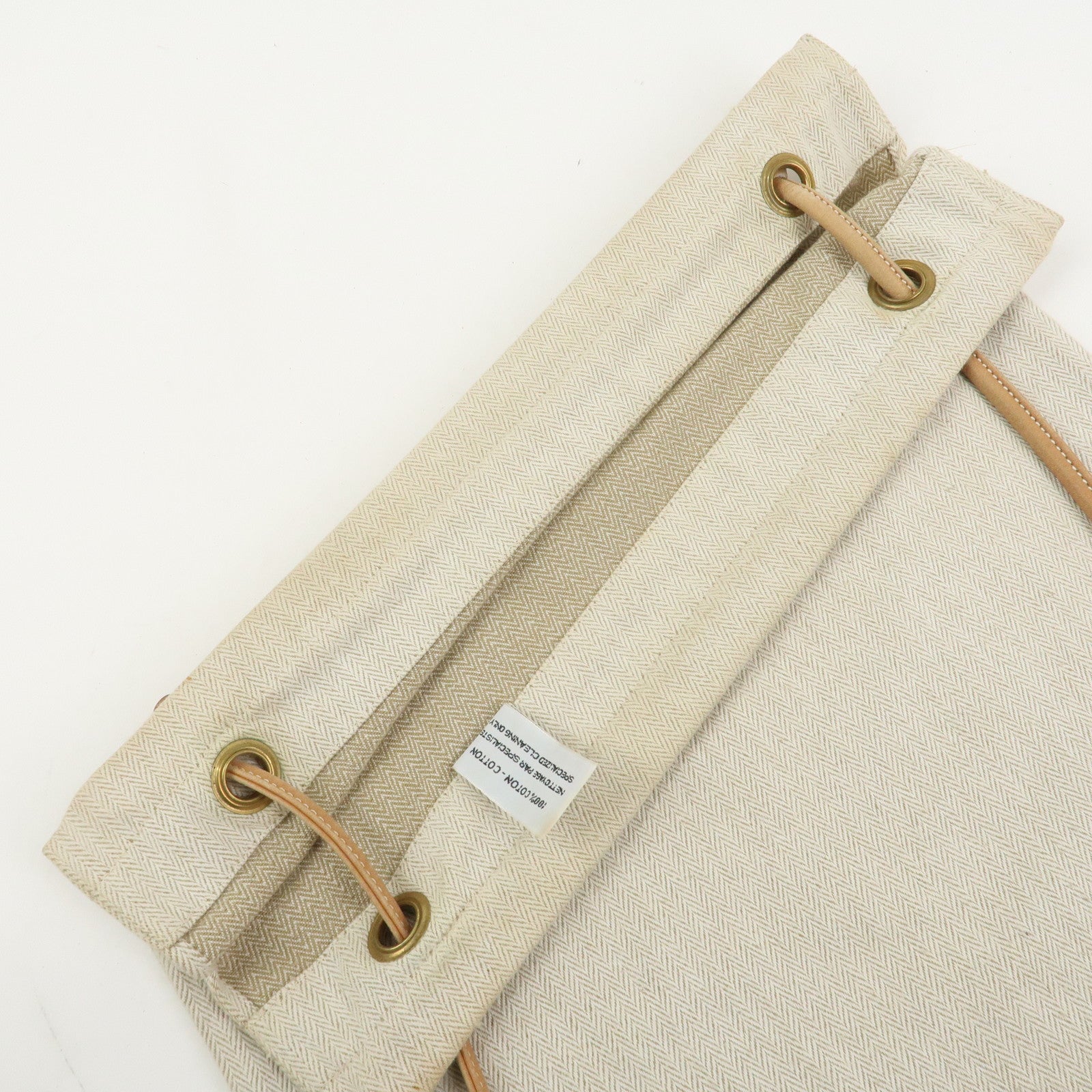 HERMES Aline GM Canvas Shoulder Bag Hand bag Natural