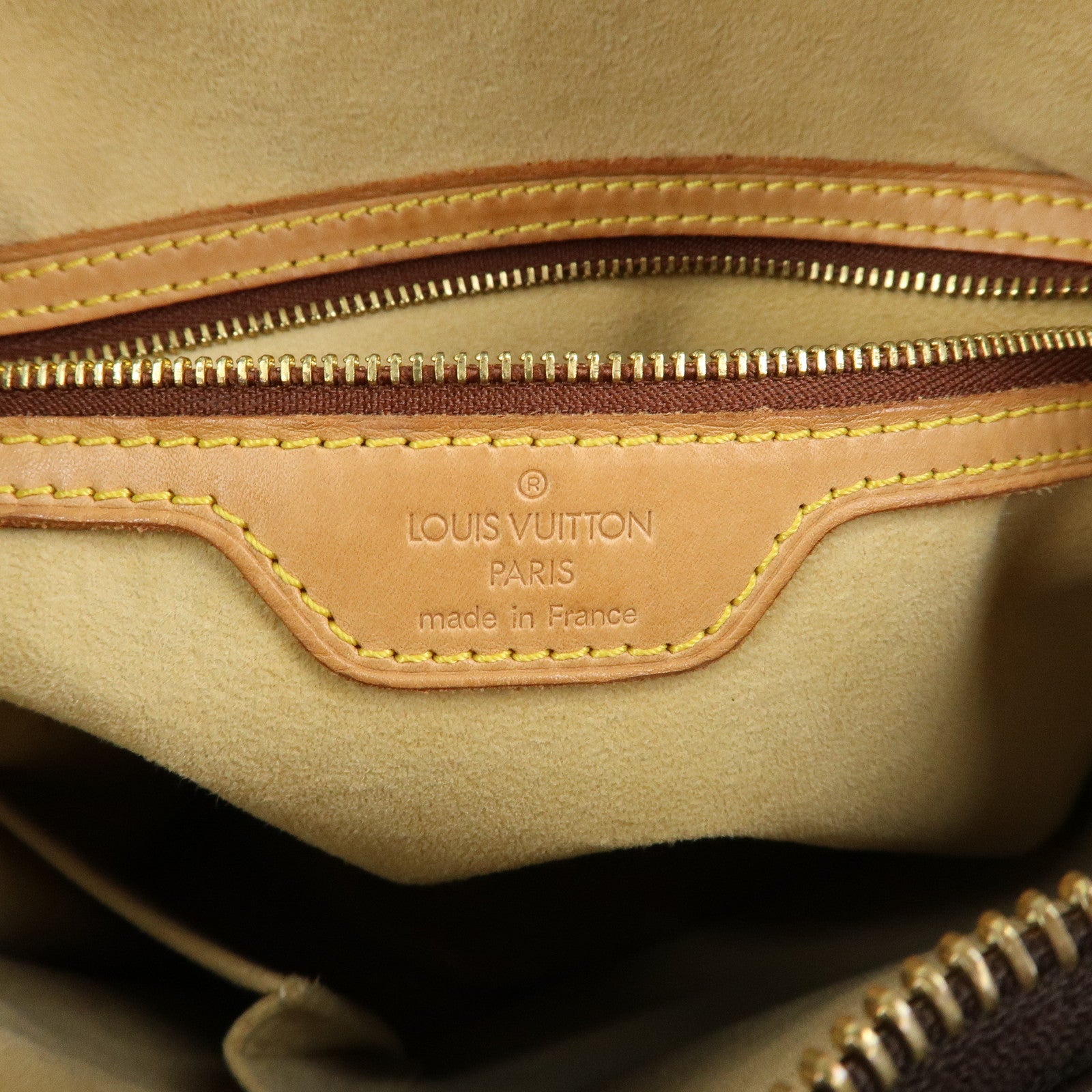 Louis Vuitton Monogram Looping GM Shoulder Bag Brown M51145