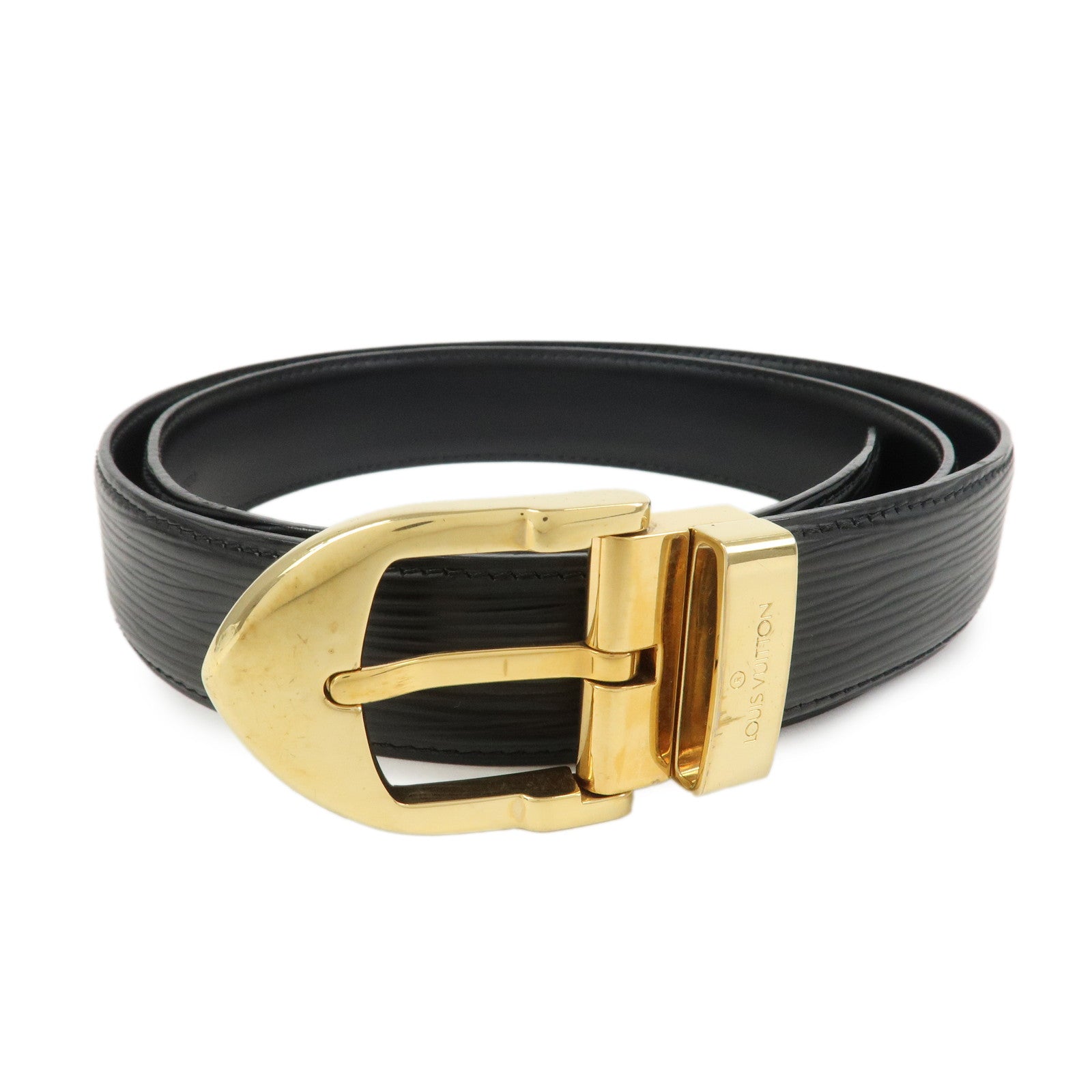 Louis Vuitton Epi Leather Ceinture Classic Belt Black 100/40 M6832
