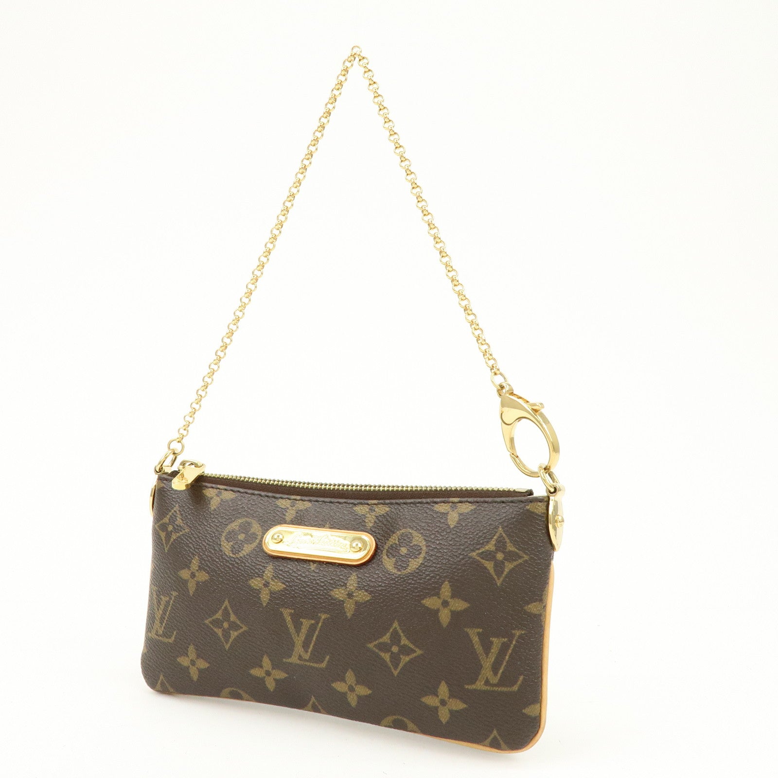 Louis Vuitton Monogram Pochette Milla MM Chain Hand Bag M60094
