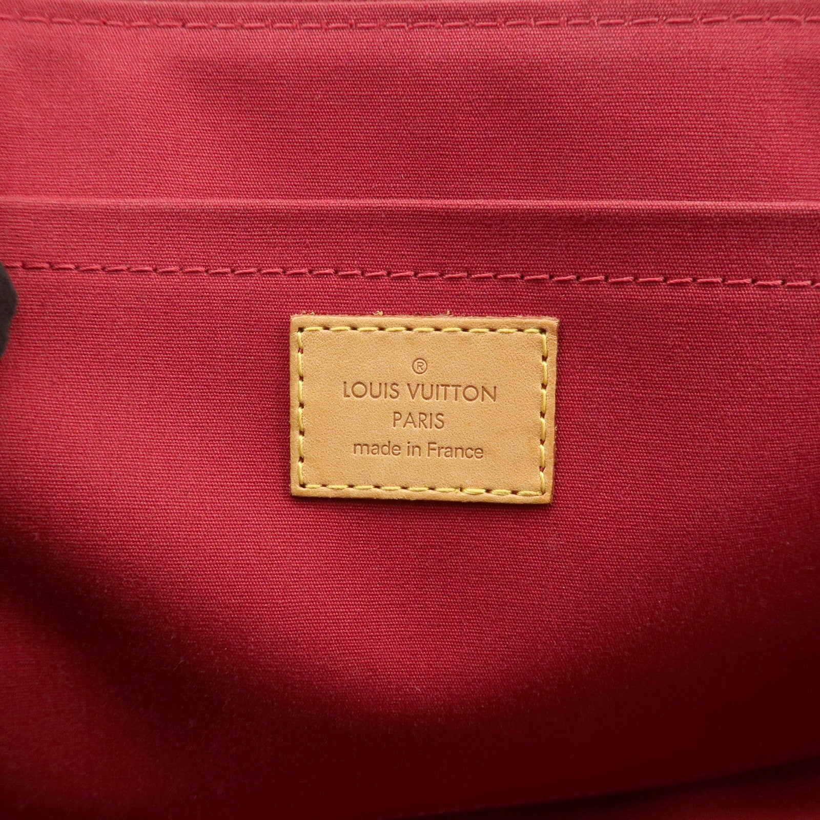 Louis Vuitton Vernis Rosewood Avenue Hand Bag Pomme D'Amour M93507