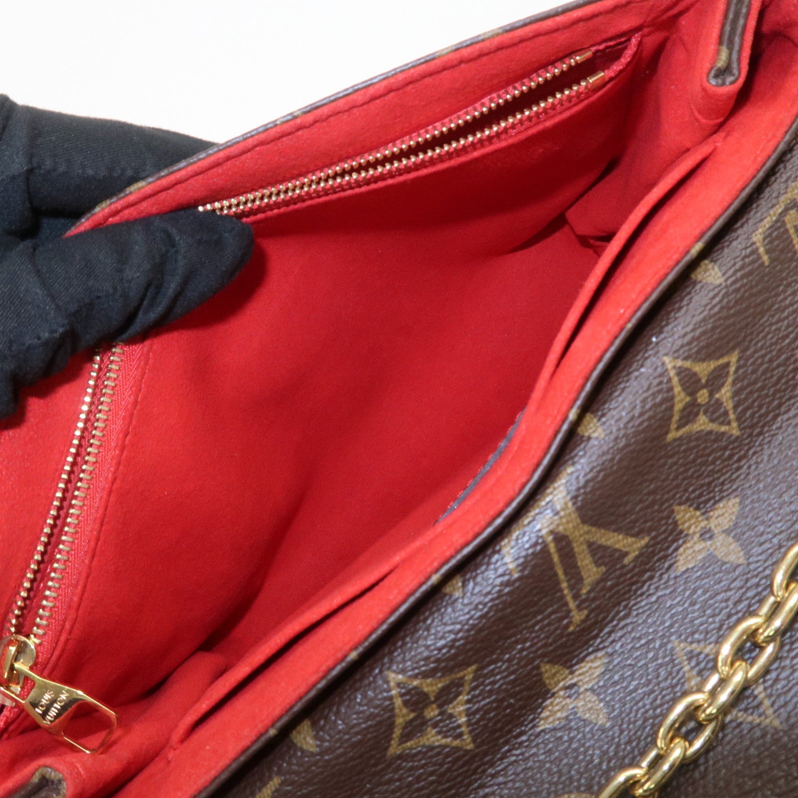 Louis Vuitton Monogram Saint Placide Chain Shoulder Bag M43713