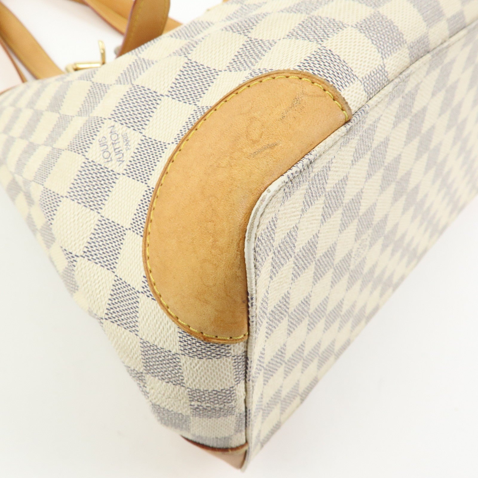 Louis Vuitton Damier Azur Hampstead MM Tote Bag Shoulder Bag N51206