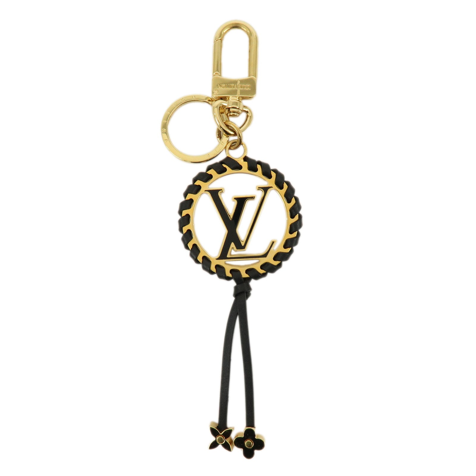 Louis Vuitton Porte Cles Very LV Circle Bag Charm Black M63082