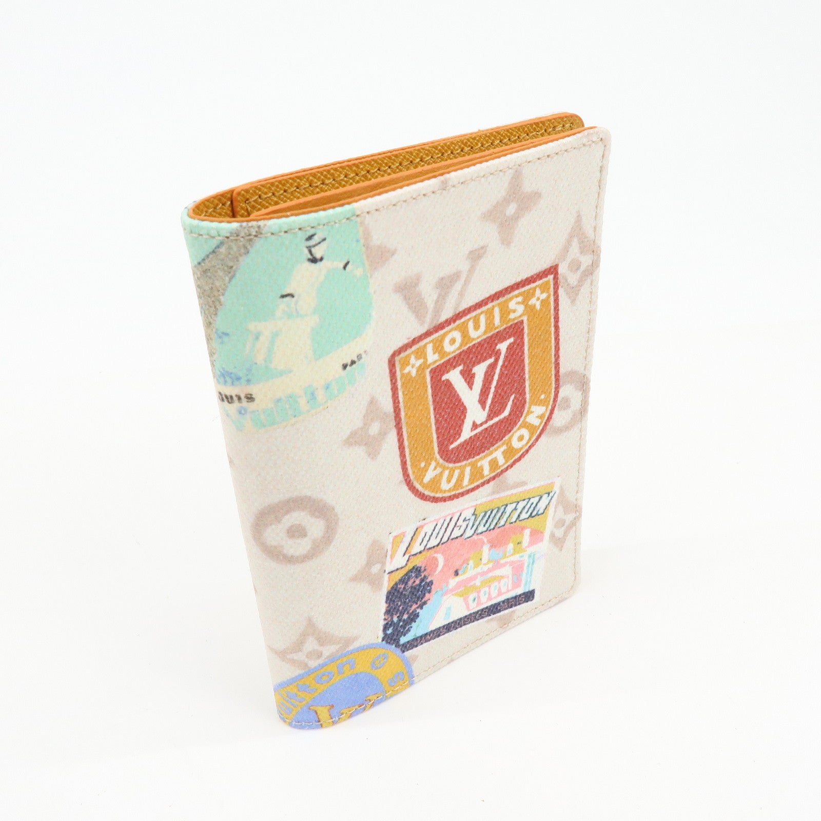 Louis Vuitton Monogram Canvas Couverture Passport Case Dune M14621