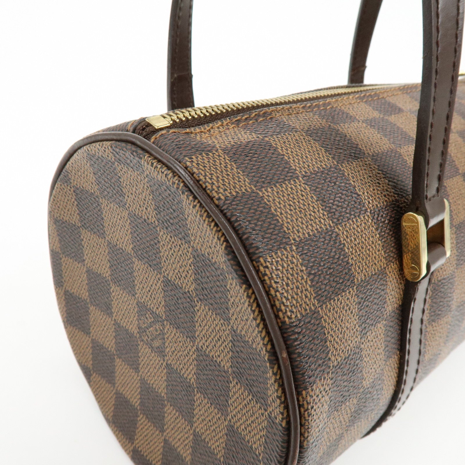 Louis Vuitton Damier Ebene Papillon 26 Hand Bag Brown N51304