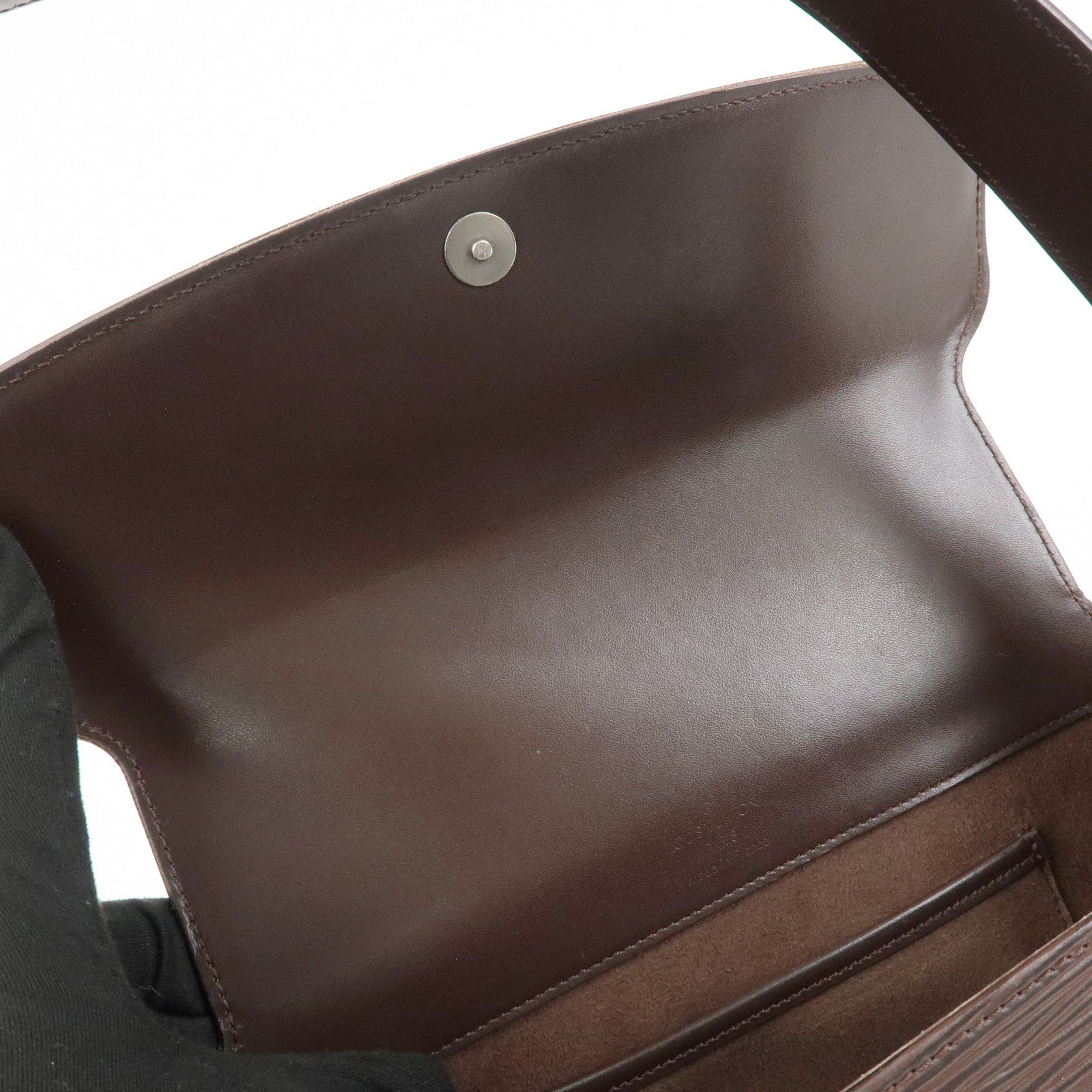 Louis Vuitton Epi Leather Nocturne PM Shoulder Bag Brown M5218D