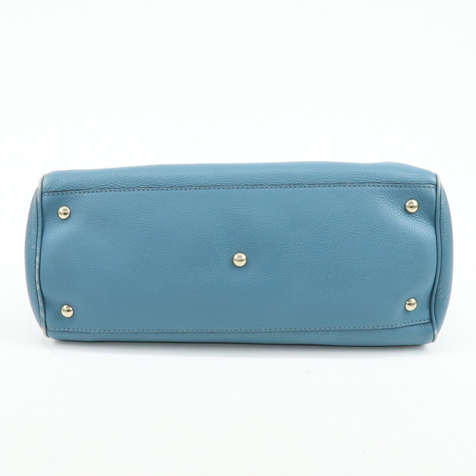 GUCCI Bamboo Leather Shopper Medium 2Way Bag Shoulder Bag 323660