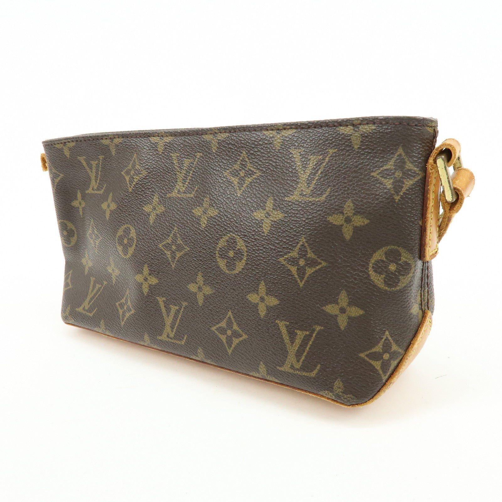 Louis Vuitton Monogram Trotteur Canvas Shoulder Bag Brown M51240