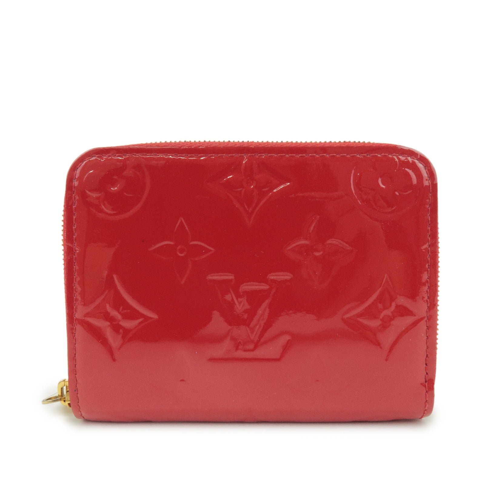 Louis Vuitton Monogram Vernis Zippy Coin Purse Pomme d'Amour M93608