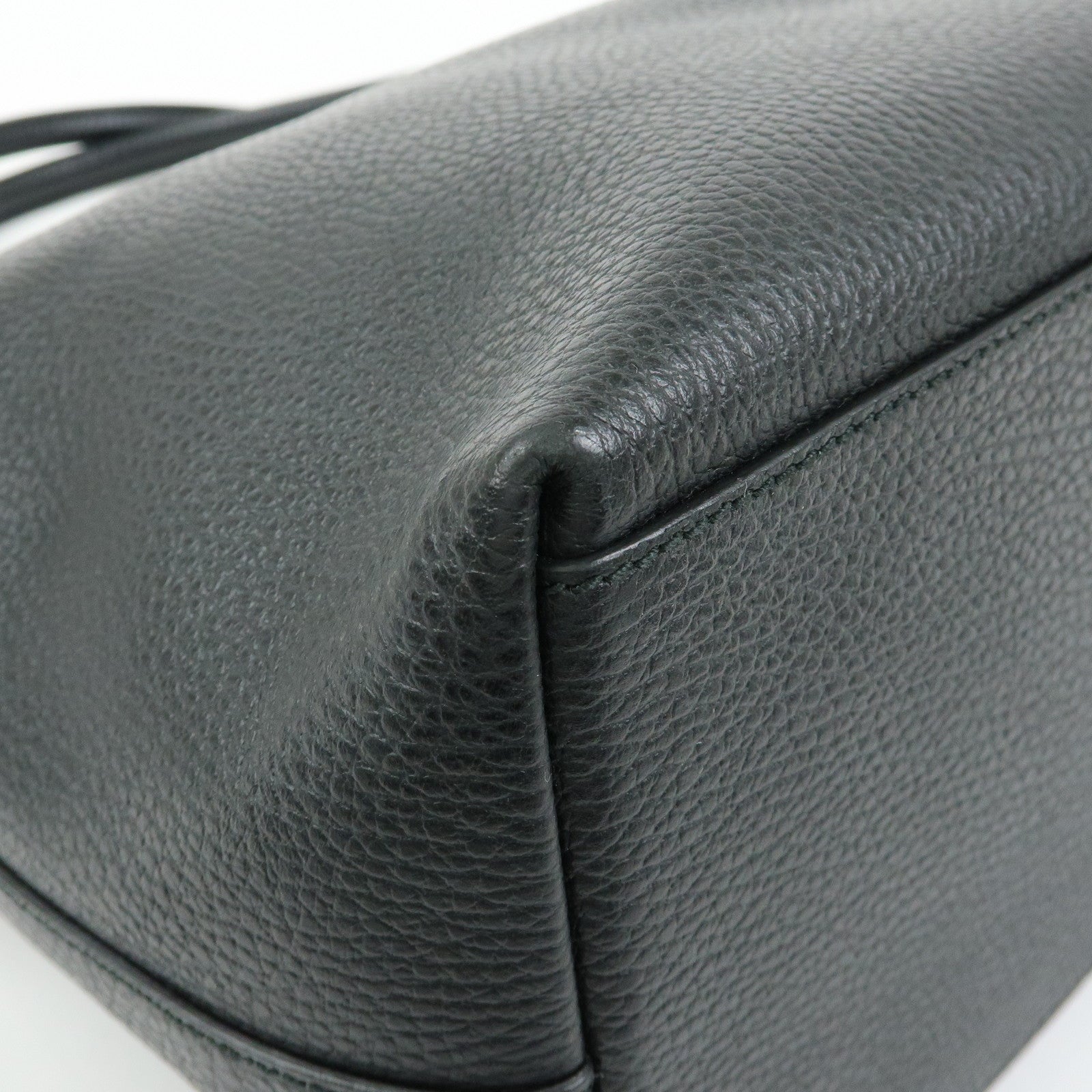 GUCCI Interlocking G Calf Leather 2Way Hand Bag Shoulder Bag 449651
