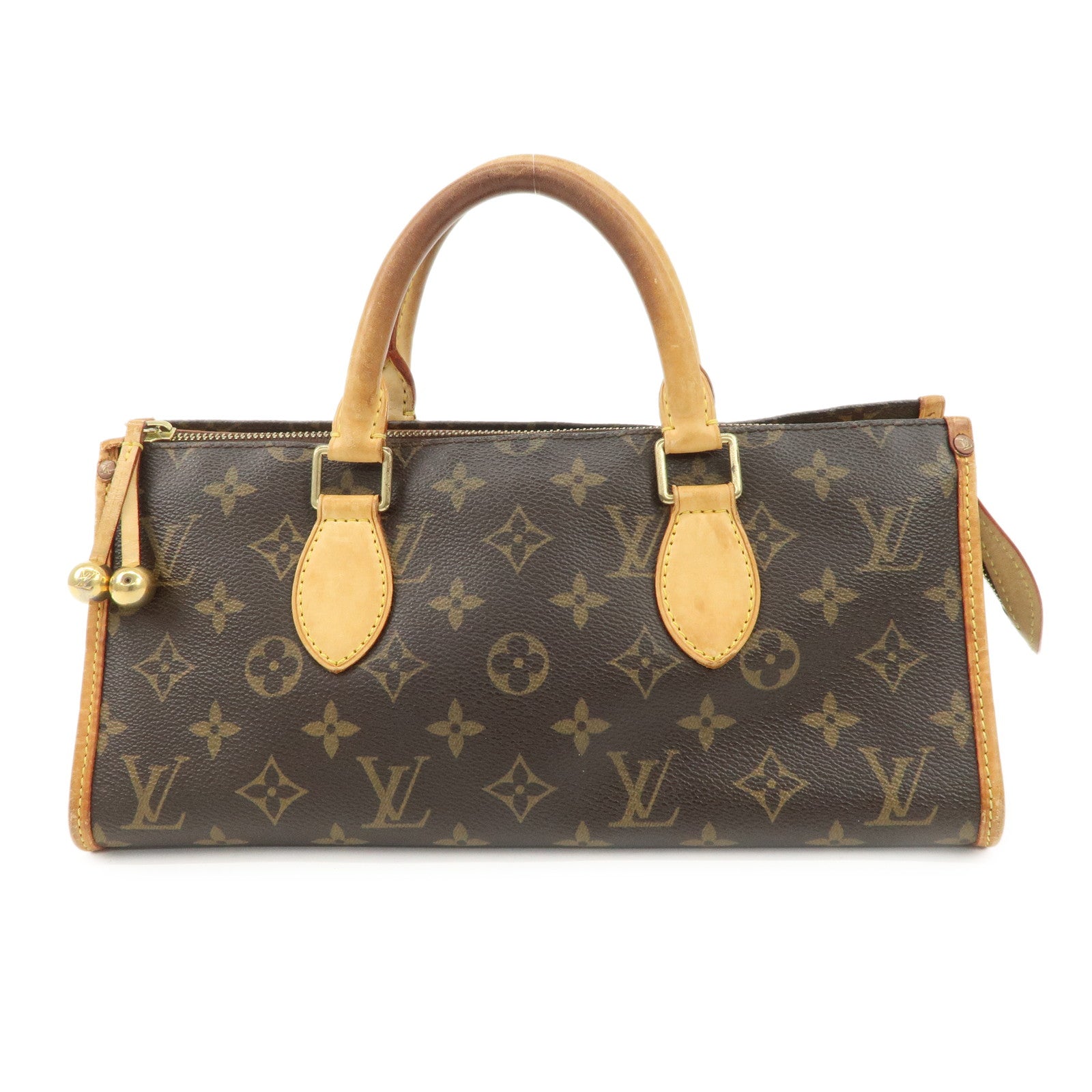 Louis Vuitton Monogram Popincourt Hand Bag Brown M40009 Used