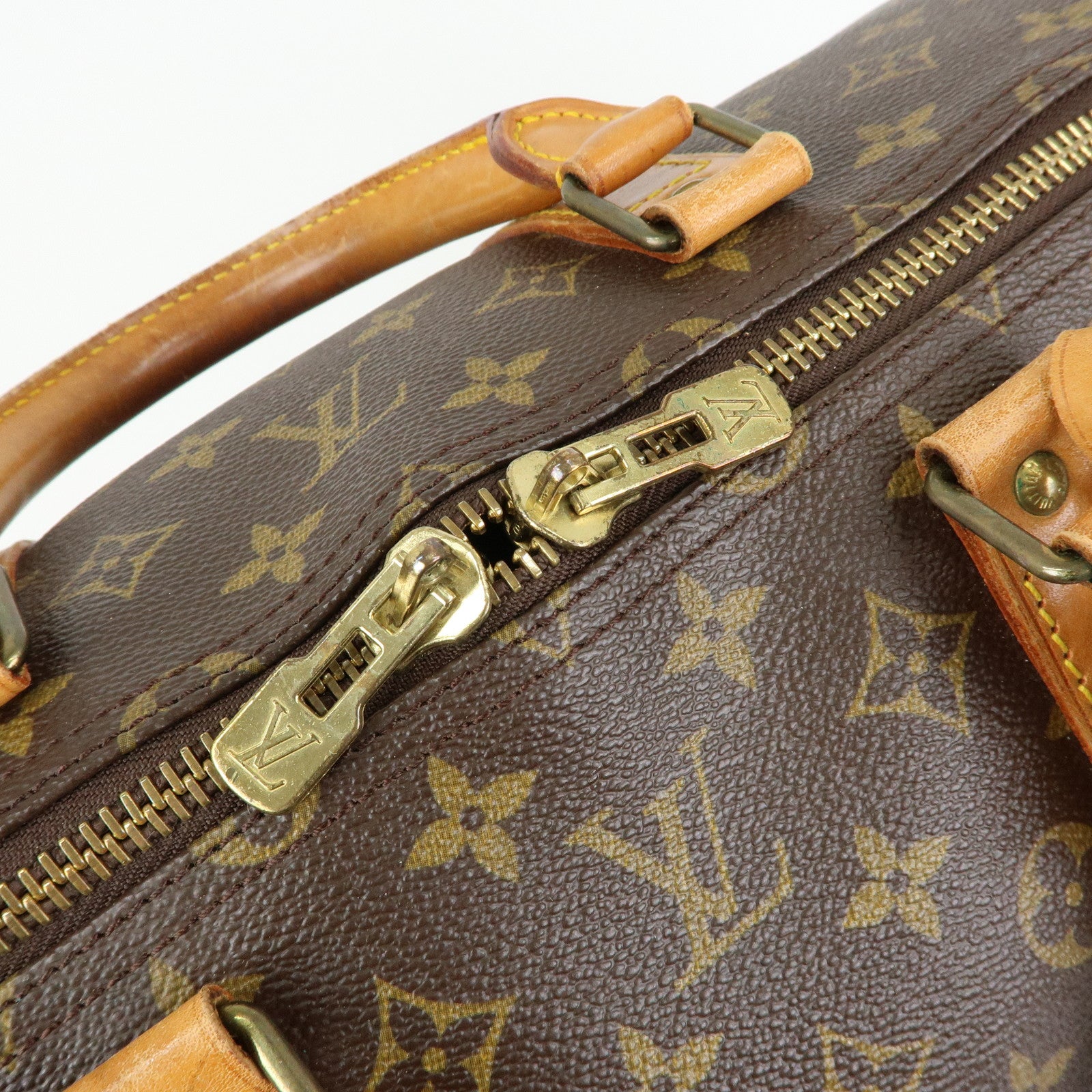 Louis Vuitton Monogram Keep All 55 Boston Bag Brown M41424