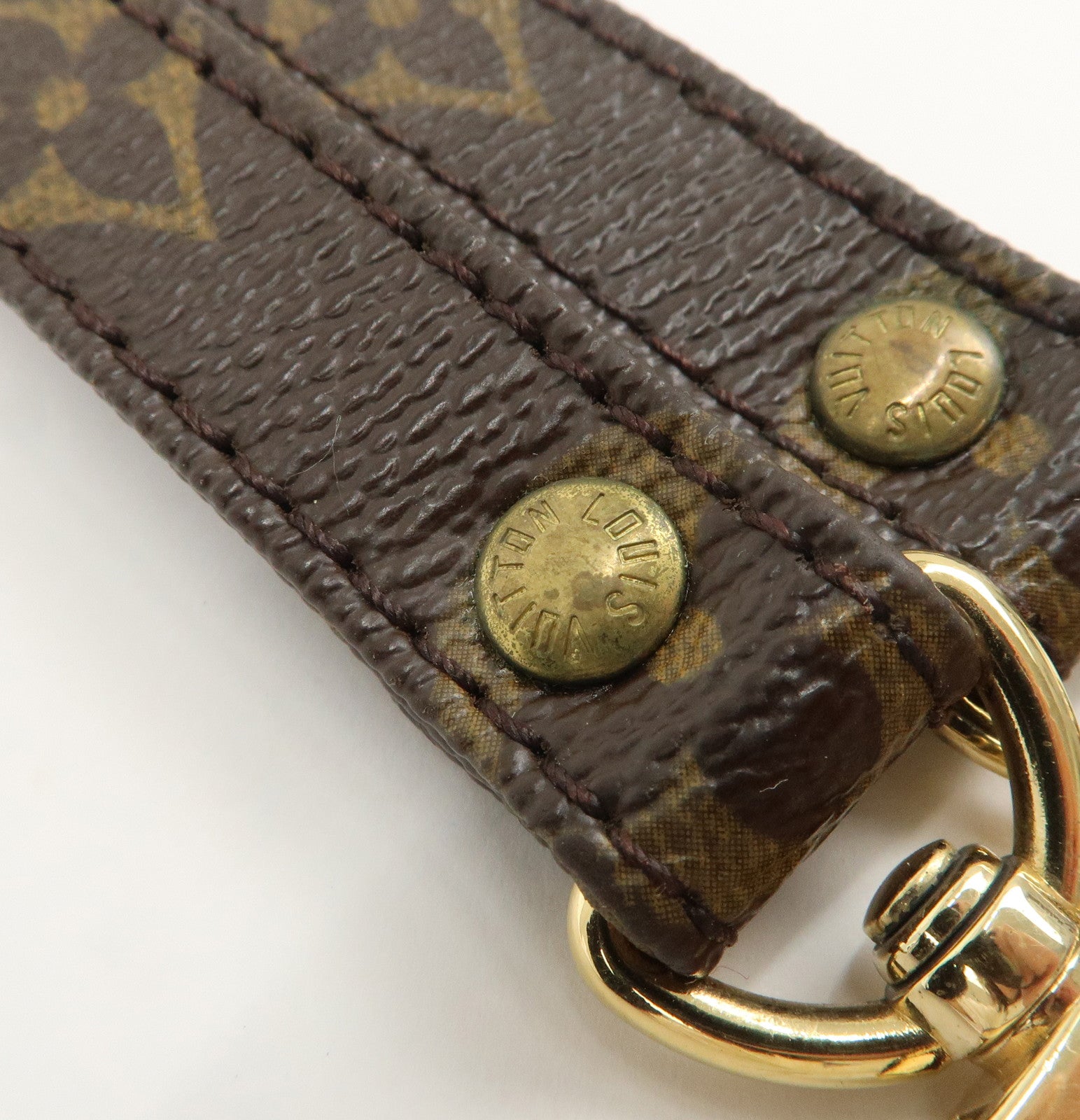 Louis Vuitton Monogram Canvas Shoulder Strap 120cm Brown J75010 Used