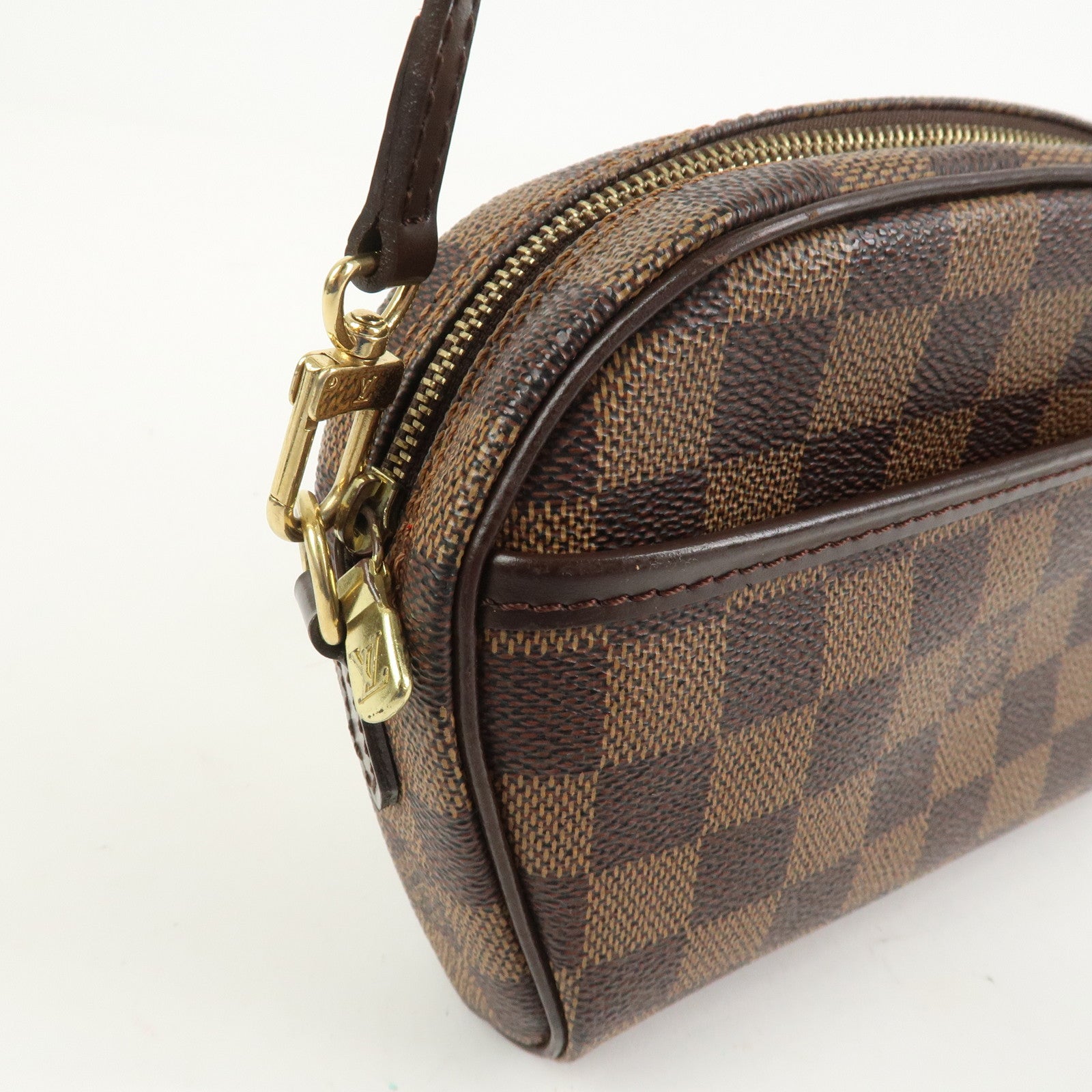 Louis Vuitton Damier Pochette Ipanema Shoulder Bag Ebene N51296