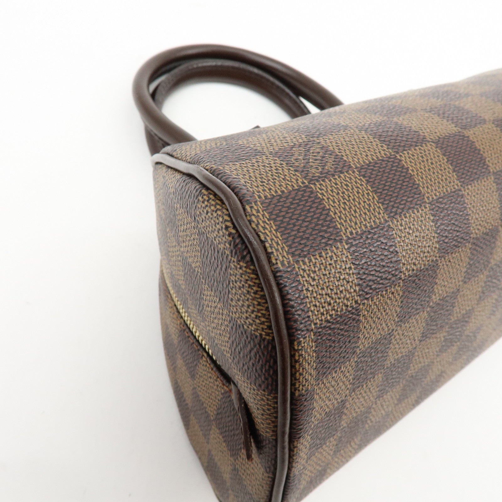 Louis Vuitton Damier Ebene Rivera Mini Hand Bag Brown N41436