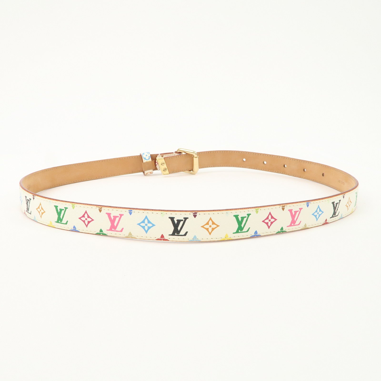 Louis Vuitton Monogram Multicolor Ceinture Carre Belt 70/28 M9272