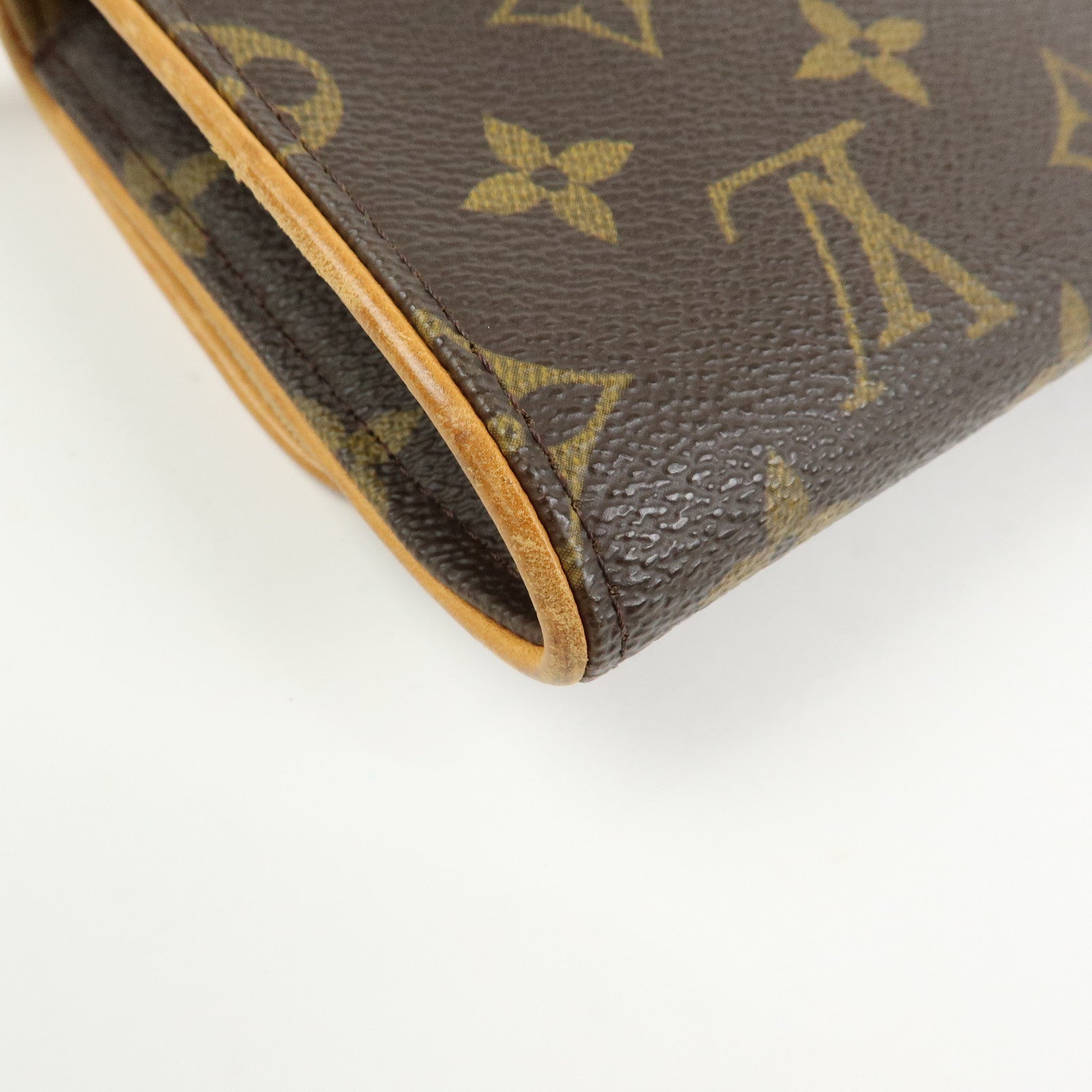 Louis Vuitton Monogram Pochette Twin GM 2Way Bag Brown M51852