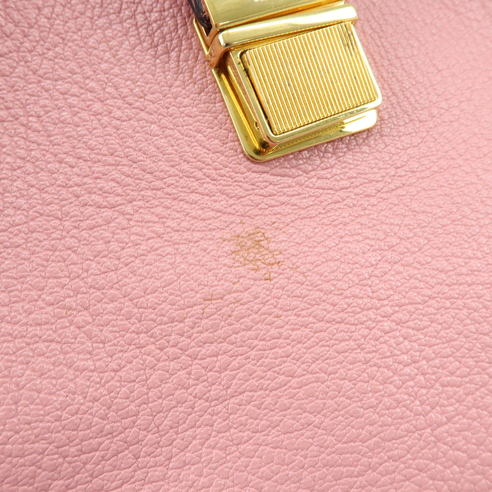 MIU MIU Madras Leather 2Way Bag Hand Bag Shoulder Bag Pink RR1951