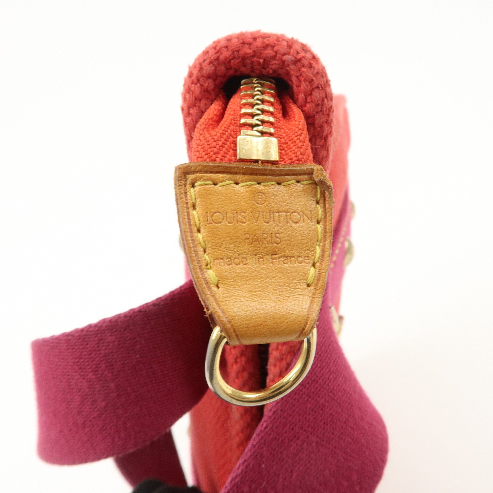 Louis Vuitton Antigua Cabas PM Hand Bag Rouge M40037