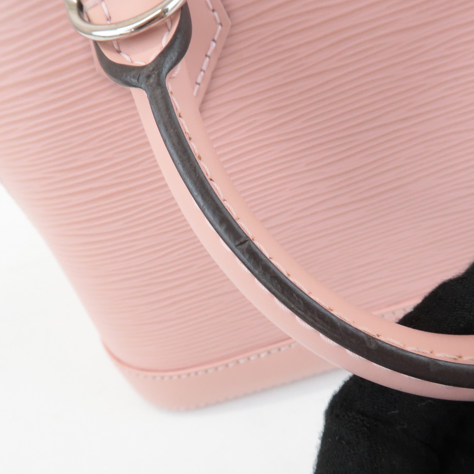 Louis Vuitton Epi Alma BB 2Way Hand Bag Rose Ballerine M41327 Used