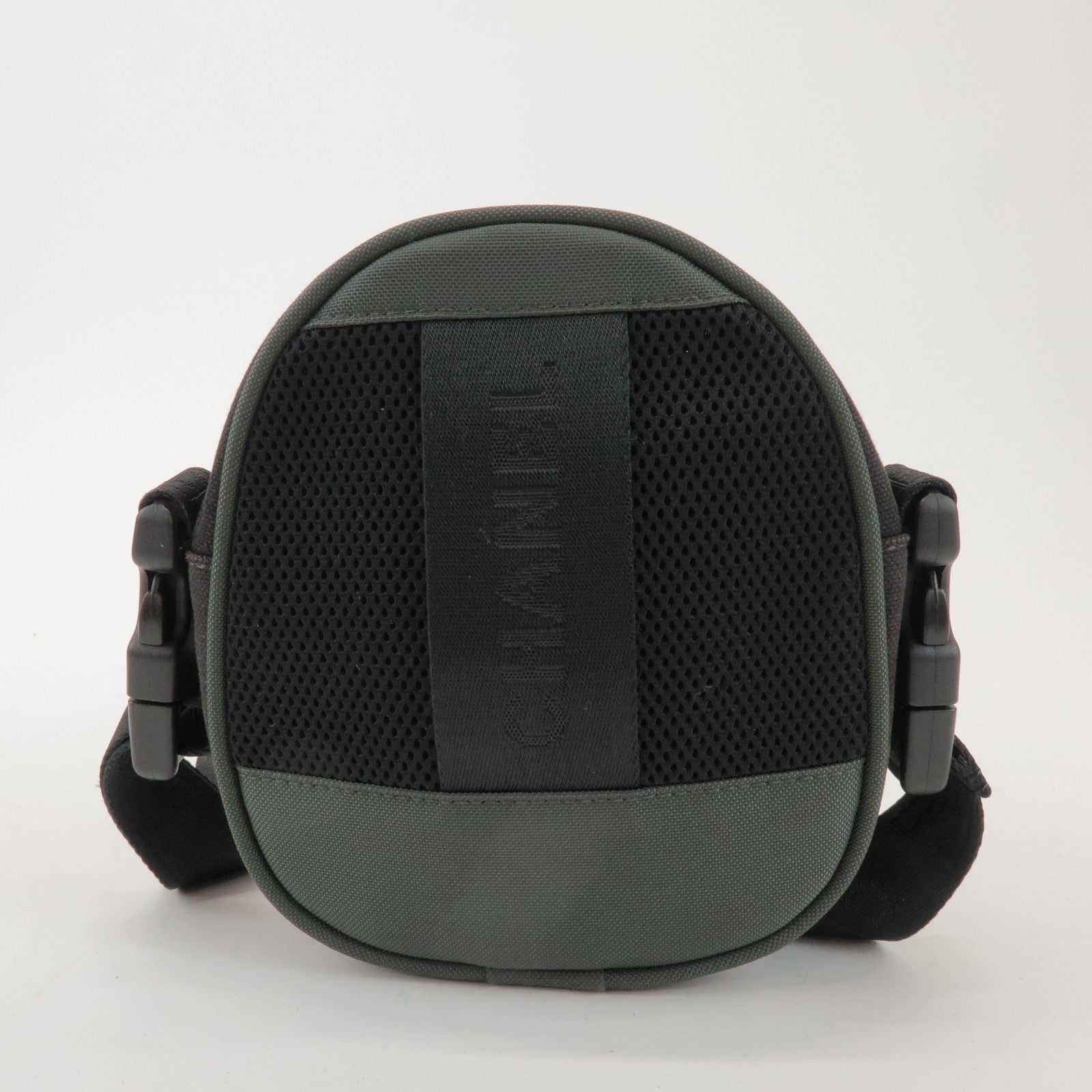 CHANEL Sport Line COCO Mark Canvas Shoulder Bag Black Green A23300