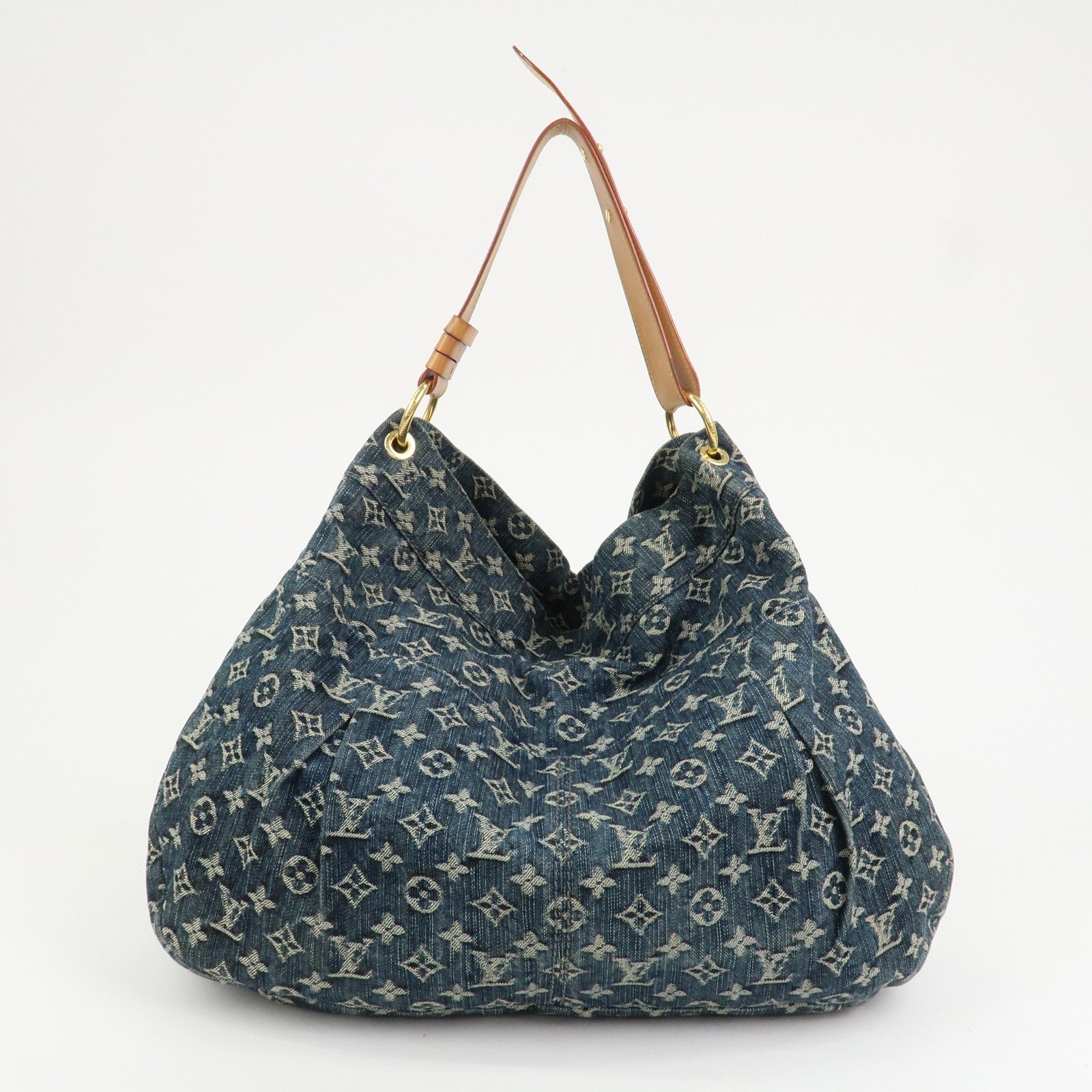 Louis Vuitton Monogram Denim Daily GM Shoulder Bag Hand Bag M40493