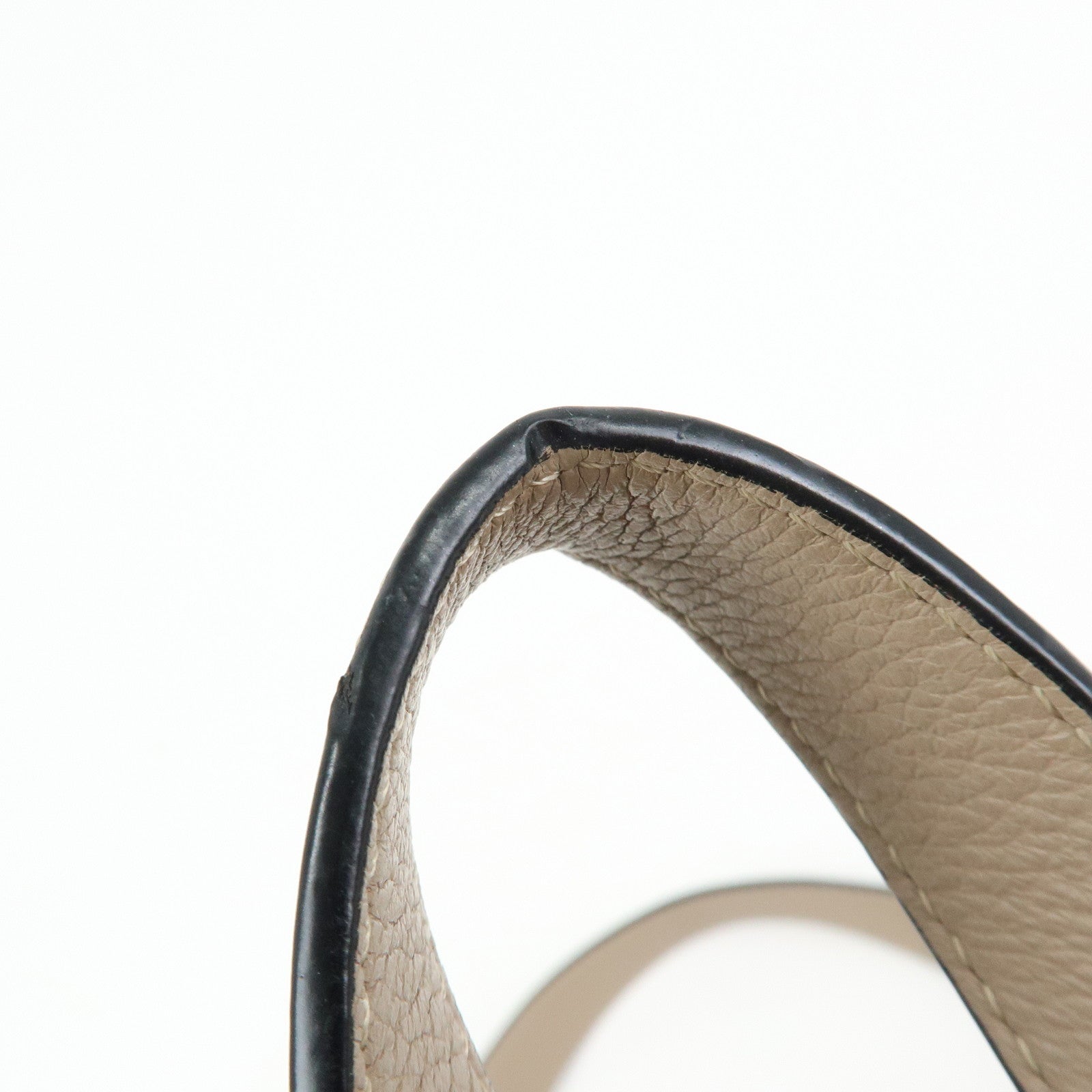 LOEWE Anagram Hammock Small Leather Shoulder Crossbody Bag Greige