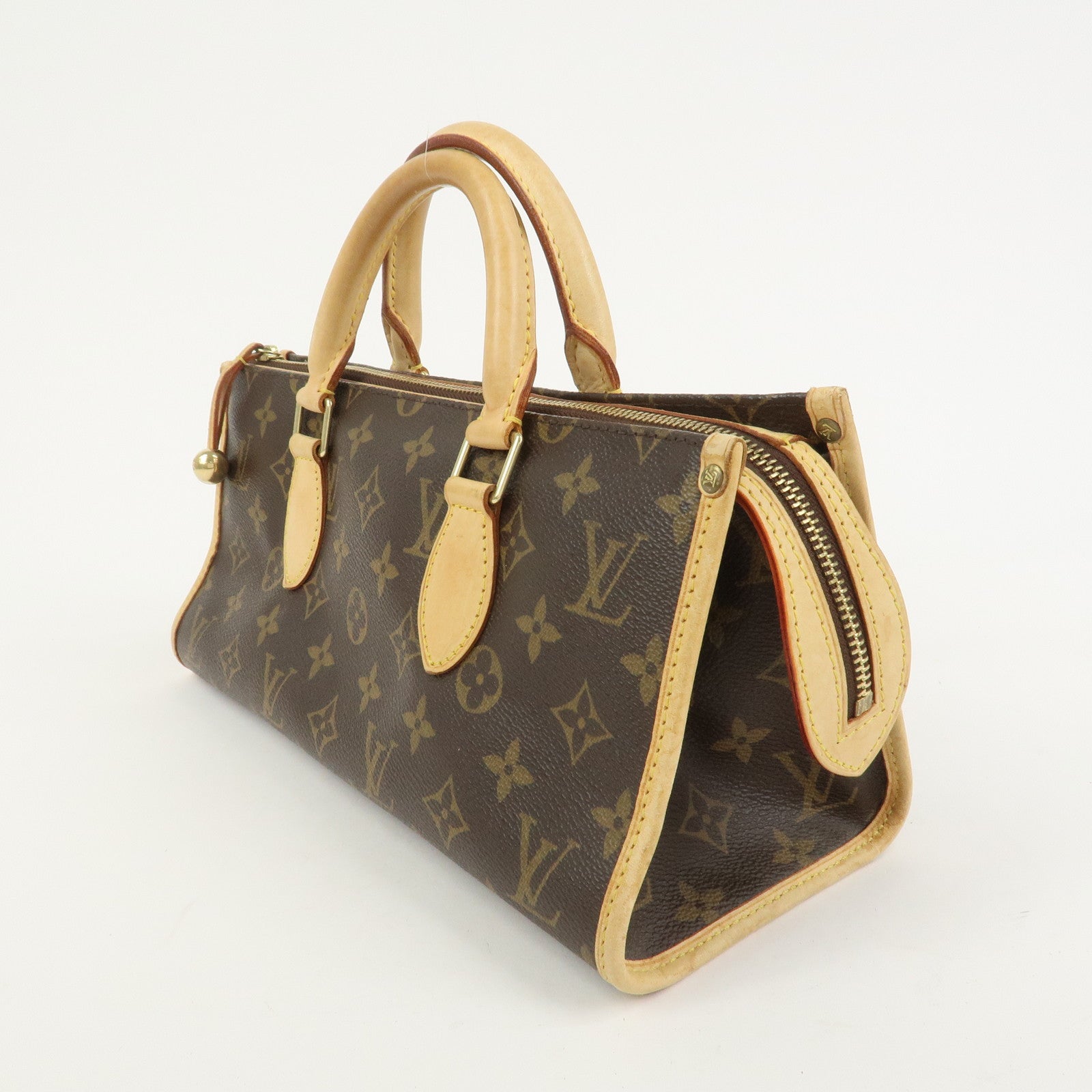 Louis Vuitton Monogram Popincourt Hand Bag Brown M40009