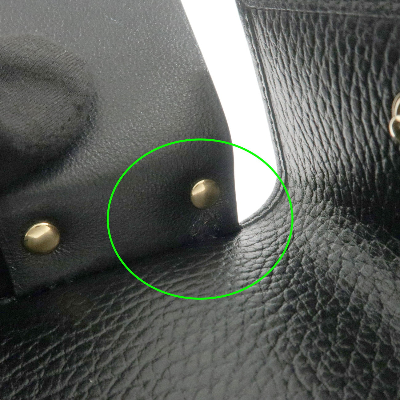 GUCCI GG Marmont Leather 6 Rings Key Case Key Holder Black 456118