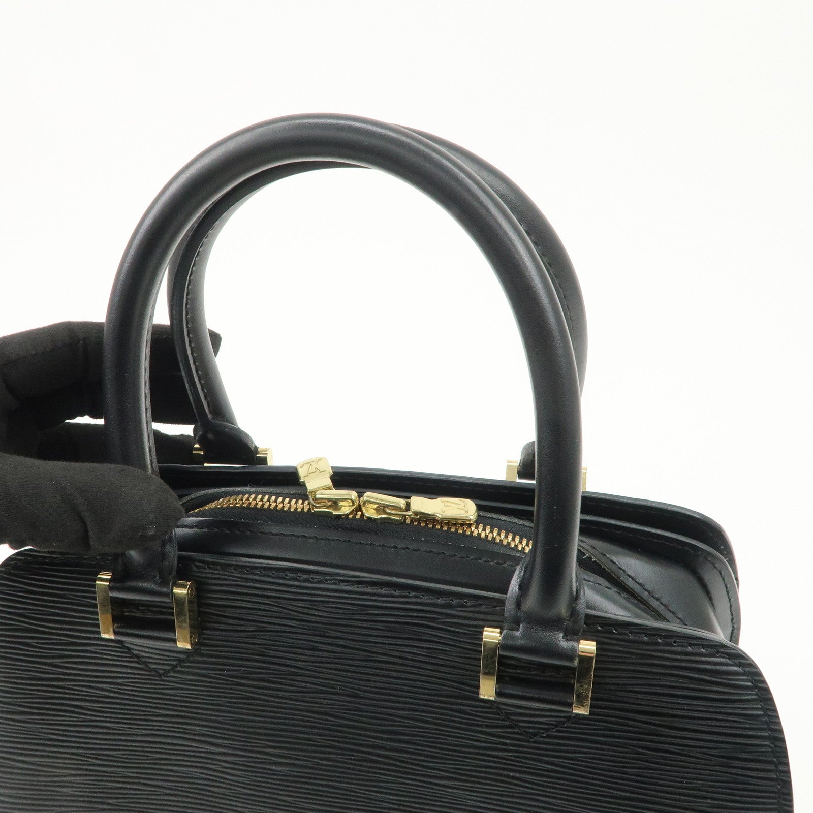 Louis Vuitton Epi Pont Neuf Hand Bag Black Noir M52052