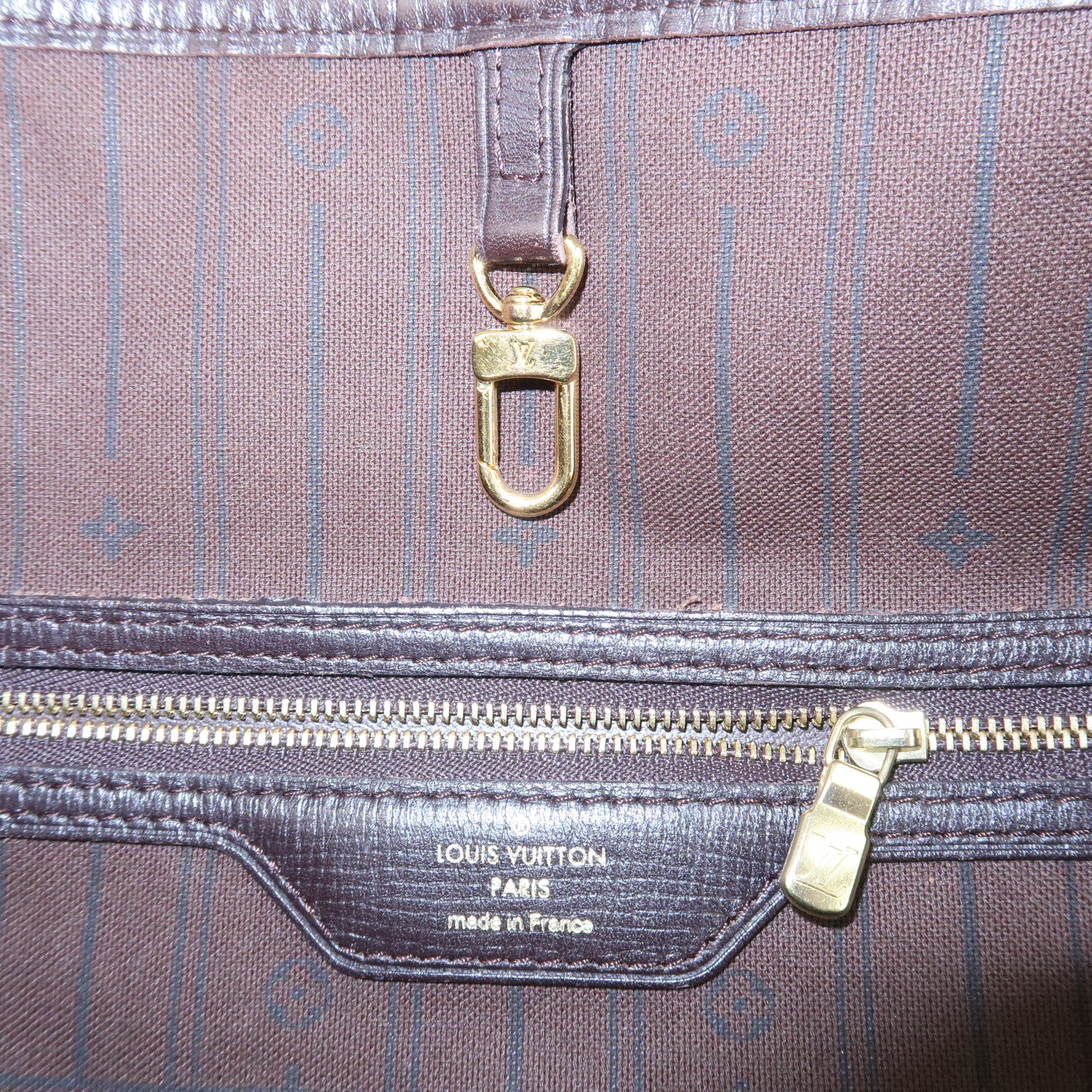 Louis Vuitton Monogram Idylle Neverfull MM Tote Bag Fuzan M40513 Used