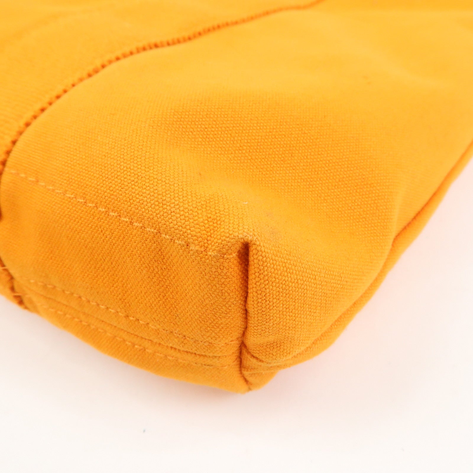 HERMES Fourre Tout Cabas Canvas Hawaii Limited Tote Bag Orange