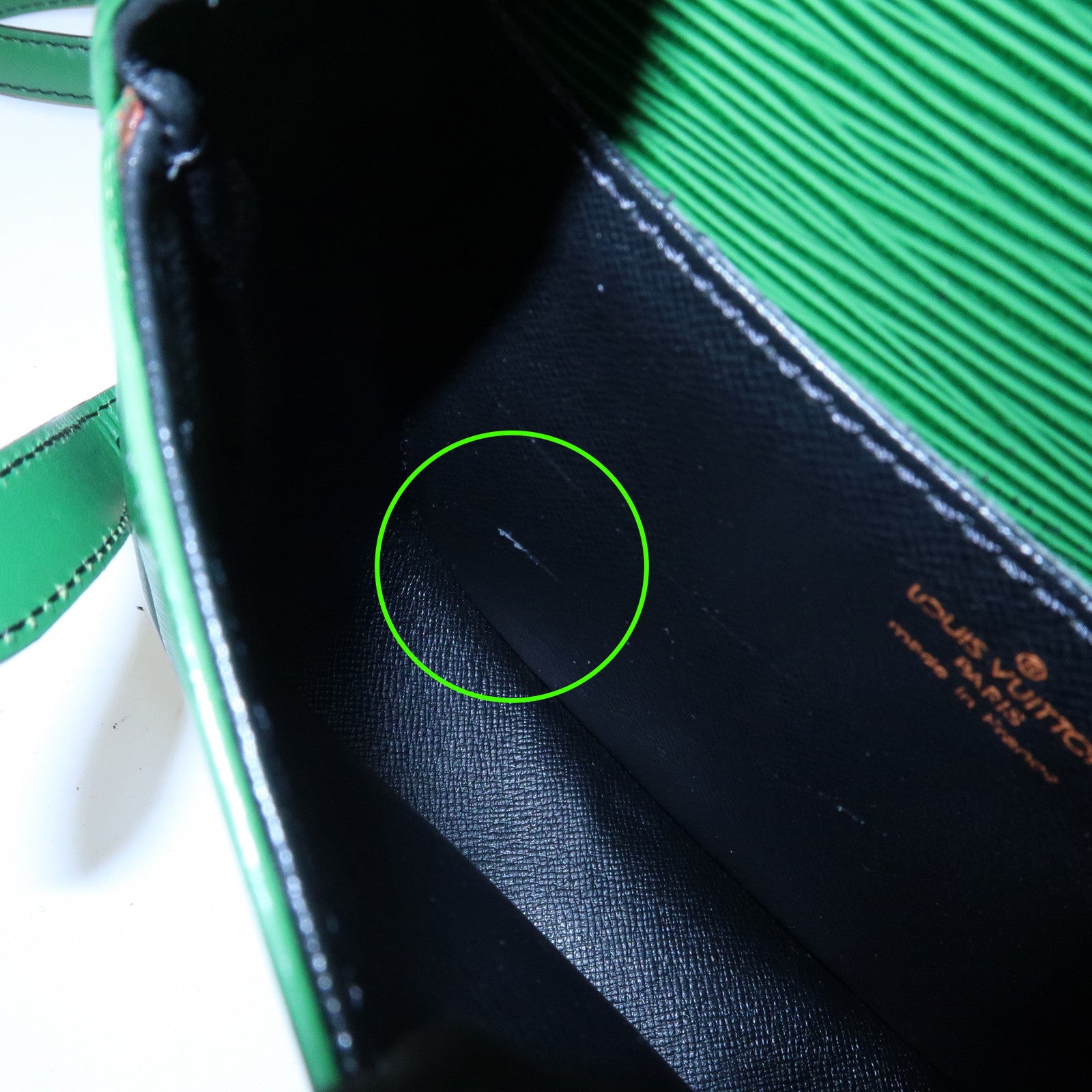 Louis Vuitton Epi Leather Mini Saint Cloud Shoulder Bag Borneo Green M52214