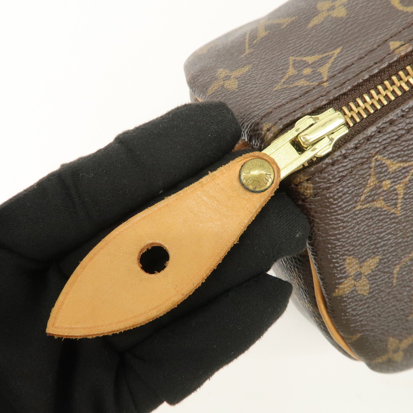 Louis Vuitton Monogram Speedy 30 Boston Bag Hand Bag Brown M41526