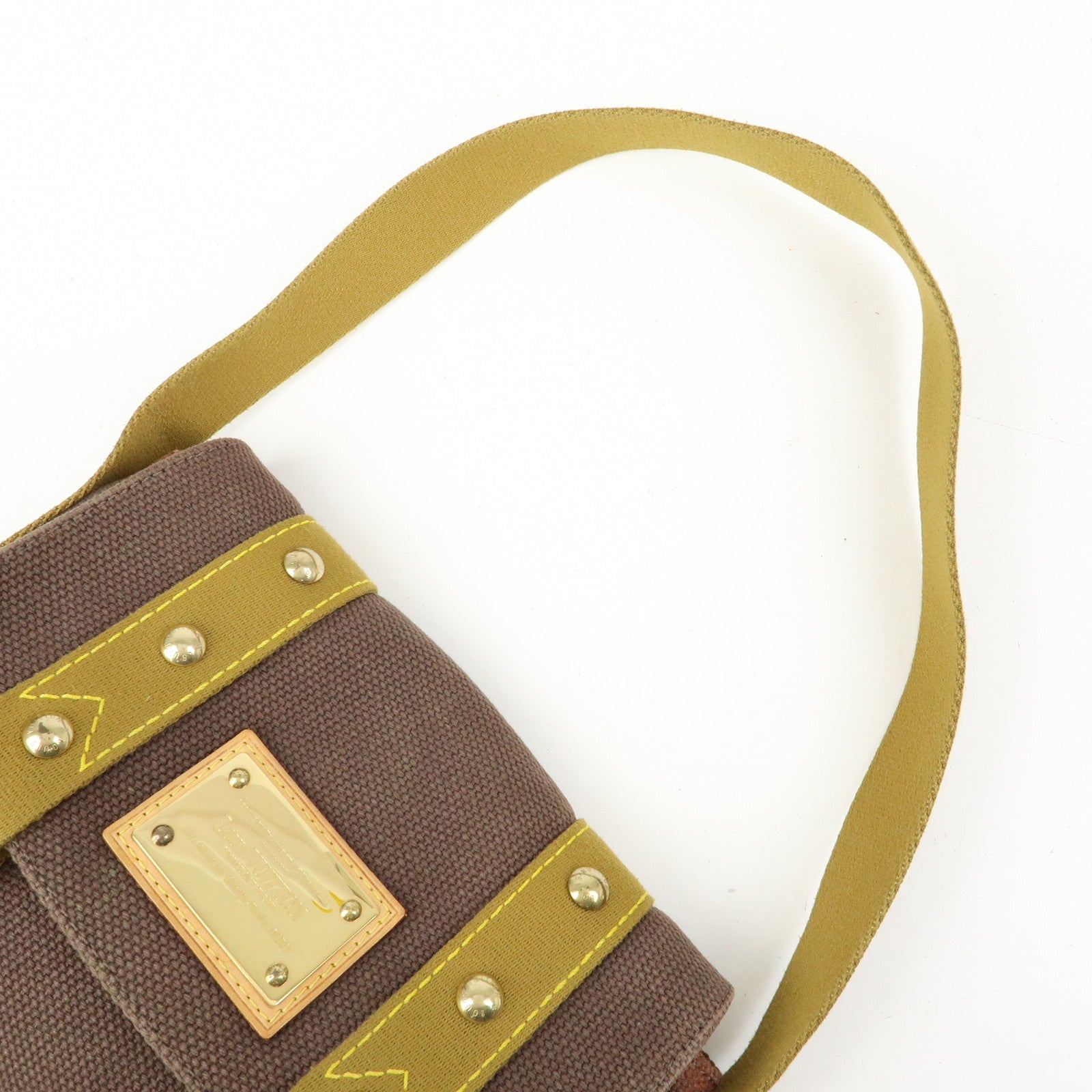 Louis Vuitton Antigua Besace PM Shoulder Bag Brown M40080