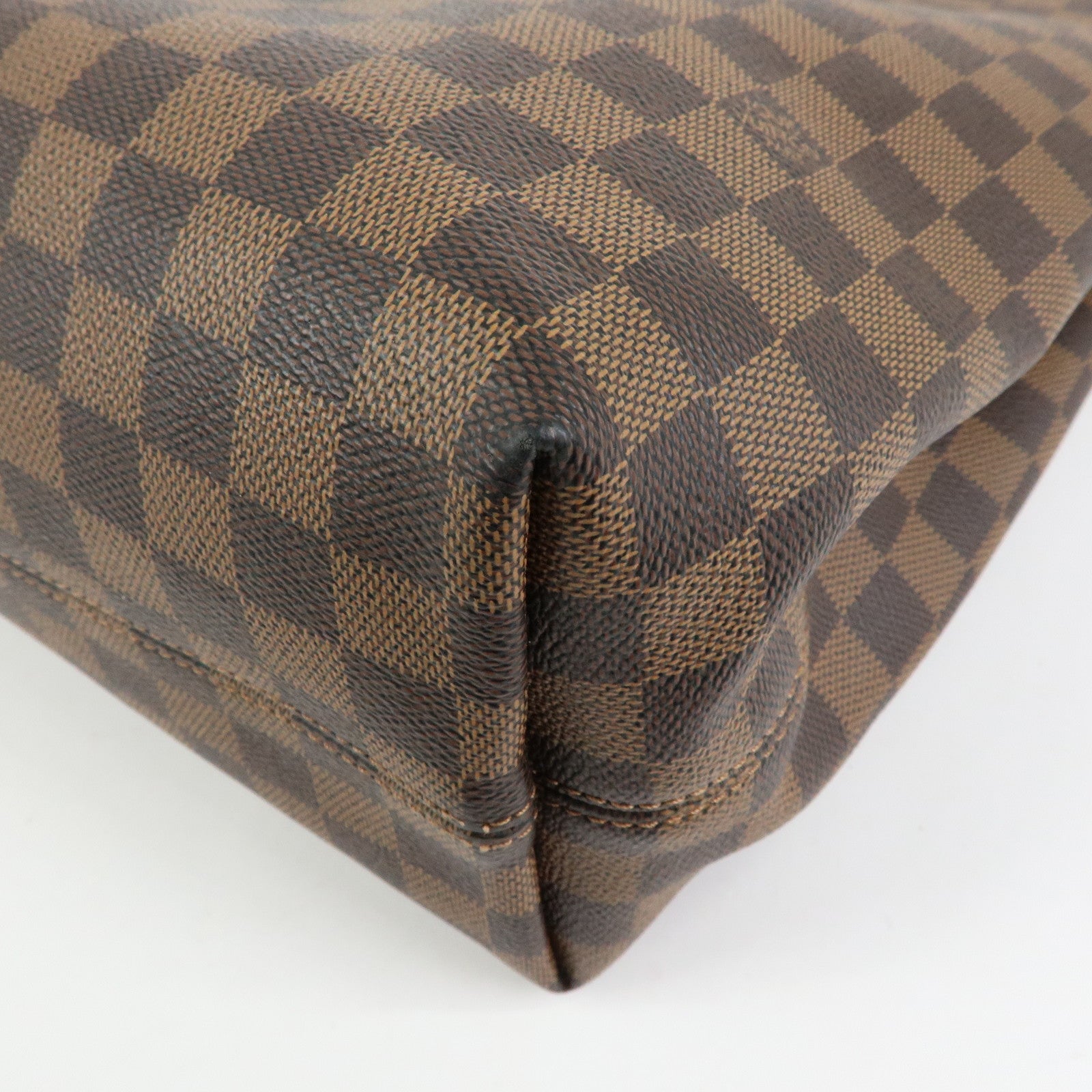 Louis Vuitton Damier Graceful MM Shoulder Bag Damier Ebene N44045