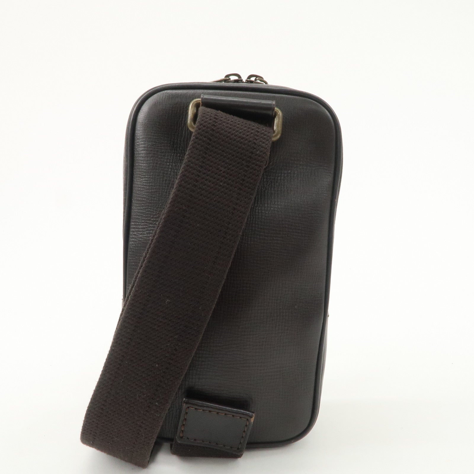 Louis Vuitton Utah Siu Calf Leather Body Bag Cafe M92535