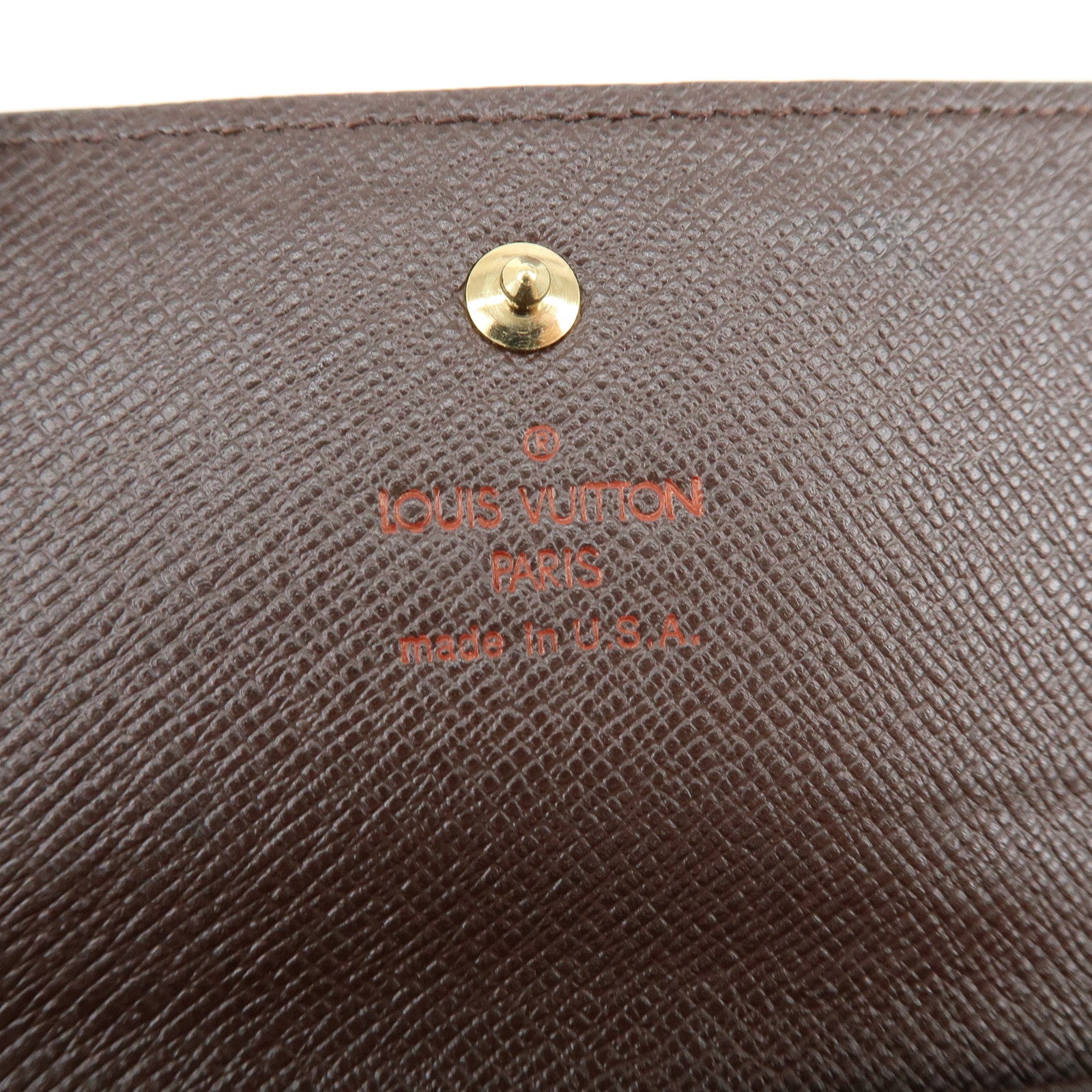 Louis Vuitton Damier Porte Monnaie Bier Carte Credit Wallet N61652