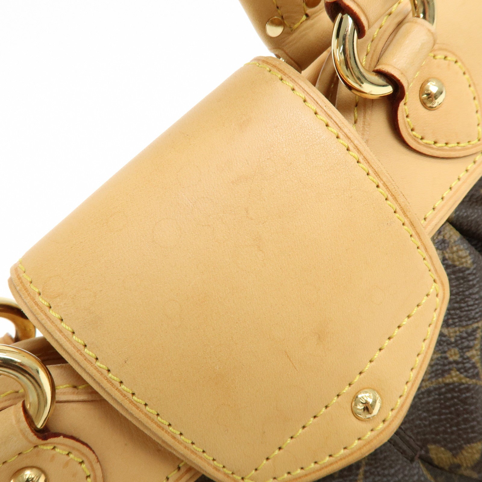 Louis Vuitton Monogram Boetie PM Hand Bag Brown M45715