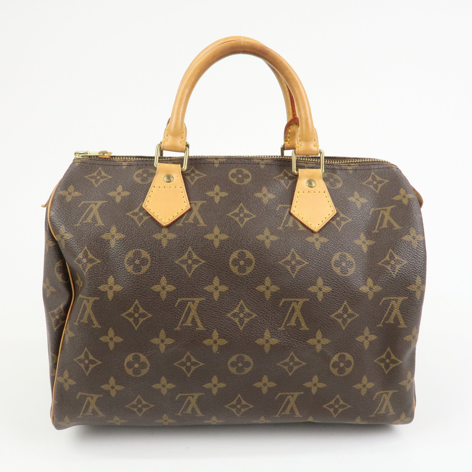 Louis Vuitton Monogram Speedy 30 Boston Bag Hand Bag Brown M41526