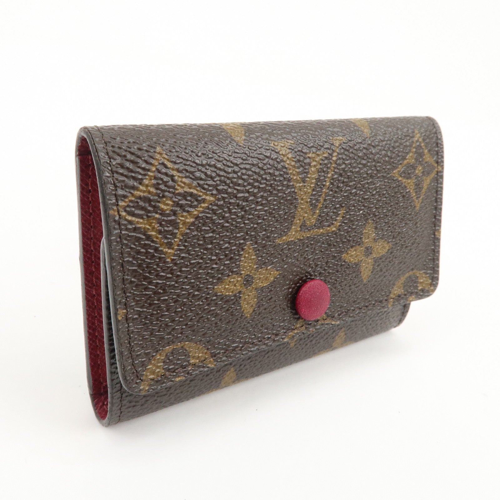 Louis Vuitton Monogram Multicles 6 Key Case Brown Fuchsia M60701