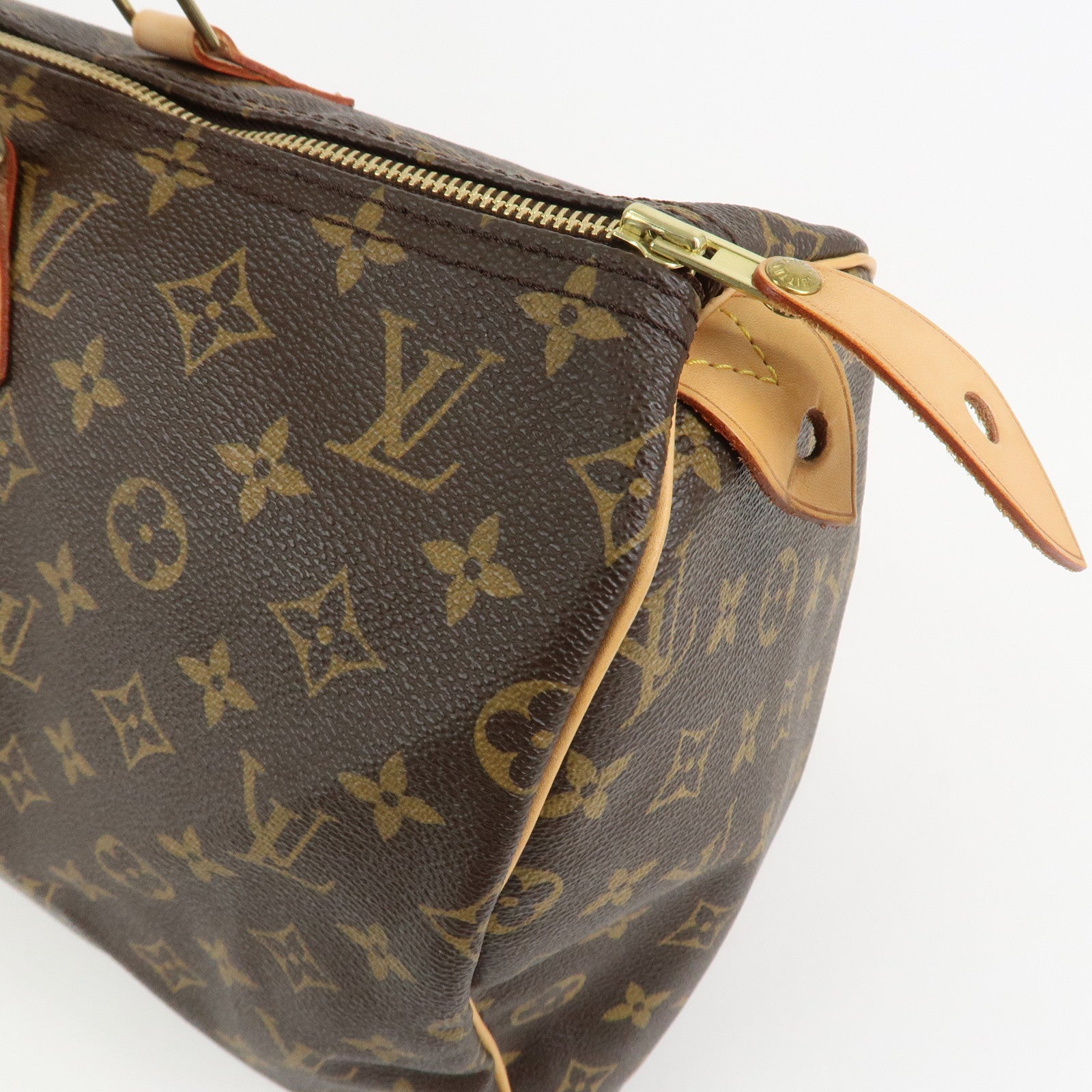 Louis Vuitton Monogram Speedy 40 Hand Bag Boston Bag Brown M41522