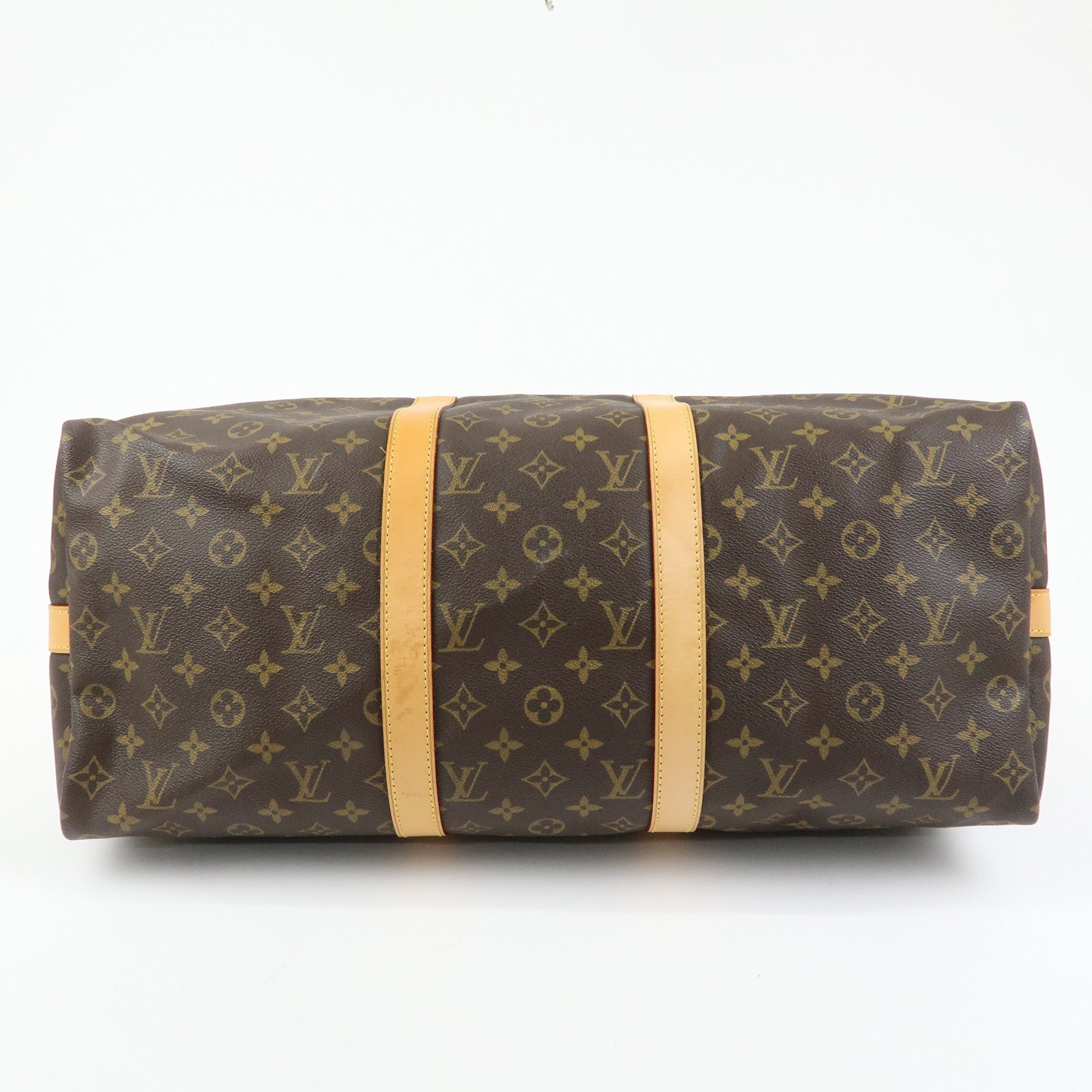Louis Vuitton Monogram Keep All Bandouliere 50 Boston Bag M41416